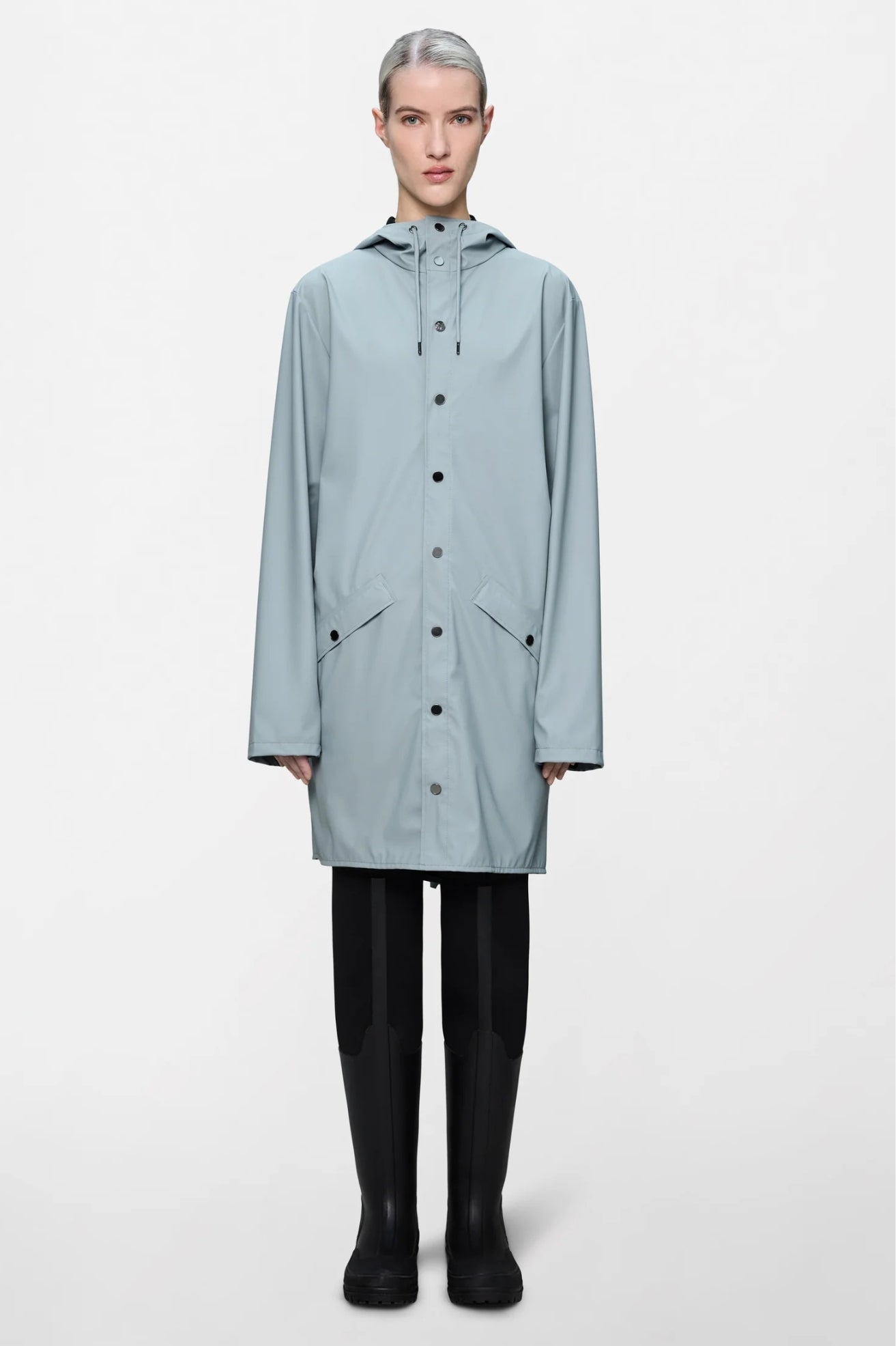 Rains Chubasquero Long Jacket Azul Pool Who killed Bambi?