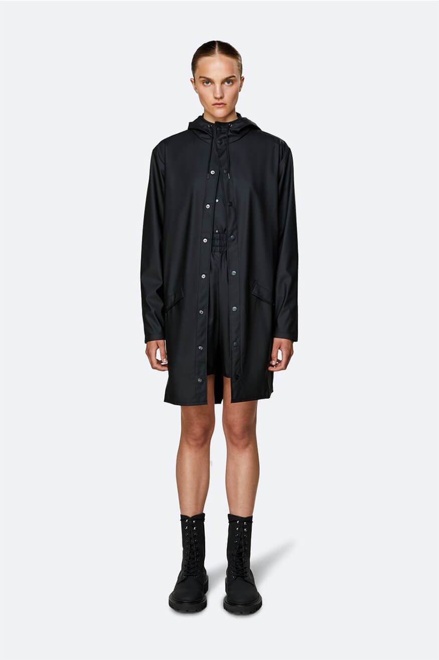 Rains Chubasquero Long Jacket Negro Who Killed Bambi?