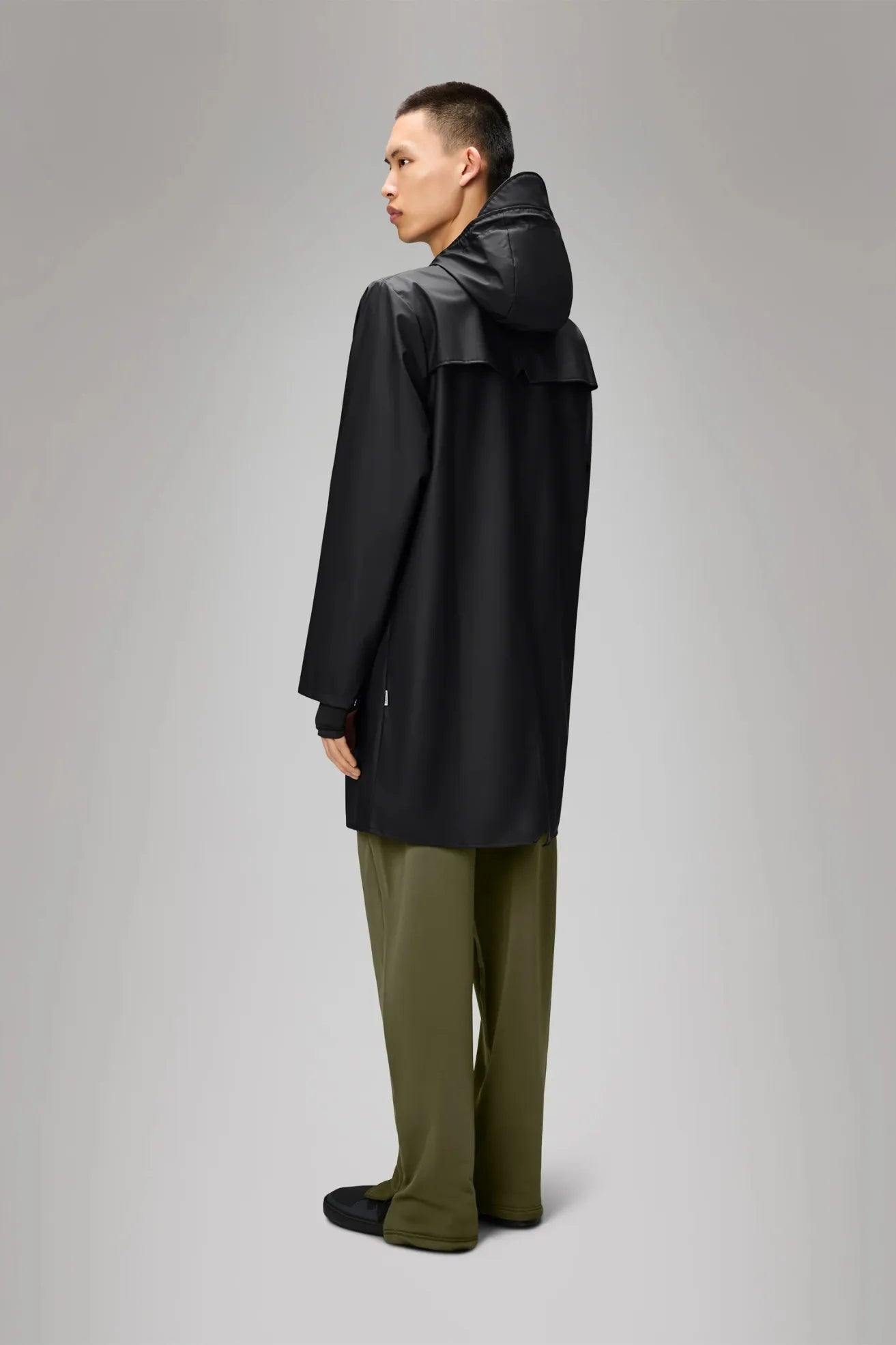 Rains Chubasquero Long Jacket Negro Who killed Bambi?