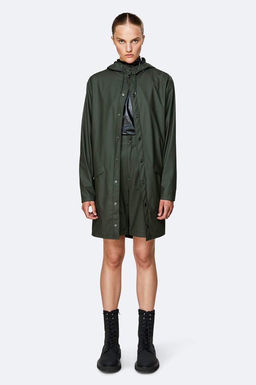 Rains Chubasquero Long Jacket Verde Who Killed Bambi?