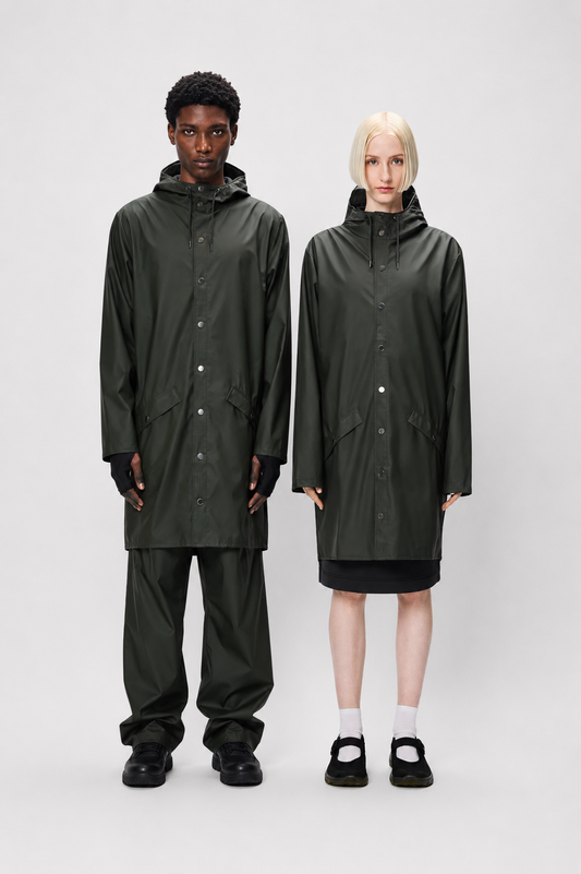 Rains Chubasquero Long Jacket Verde Who killed Bambi?