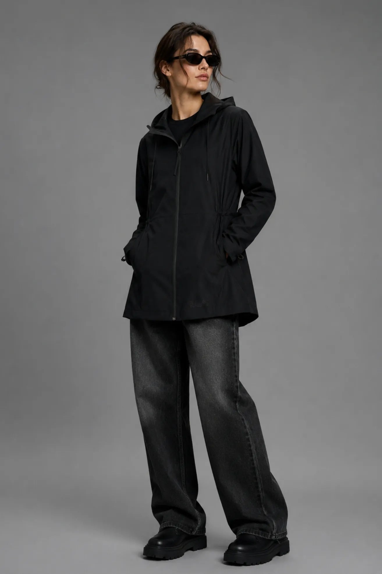 Rains Chubasquero Mujer Mito W Jacket Negro Who killed Bambi?