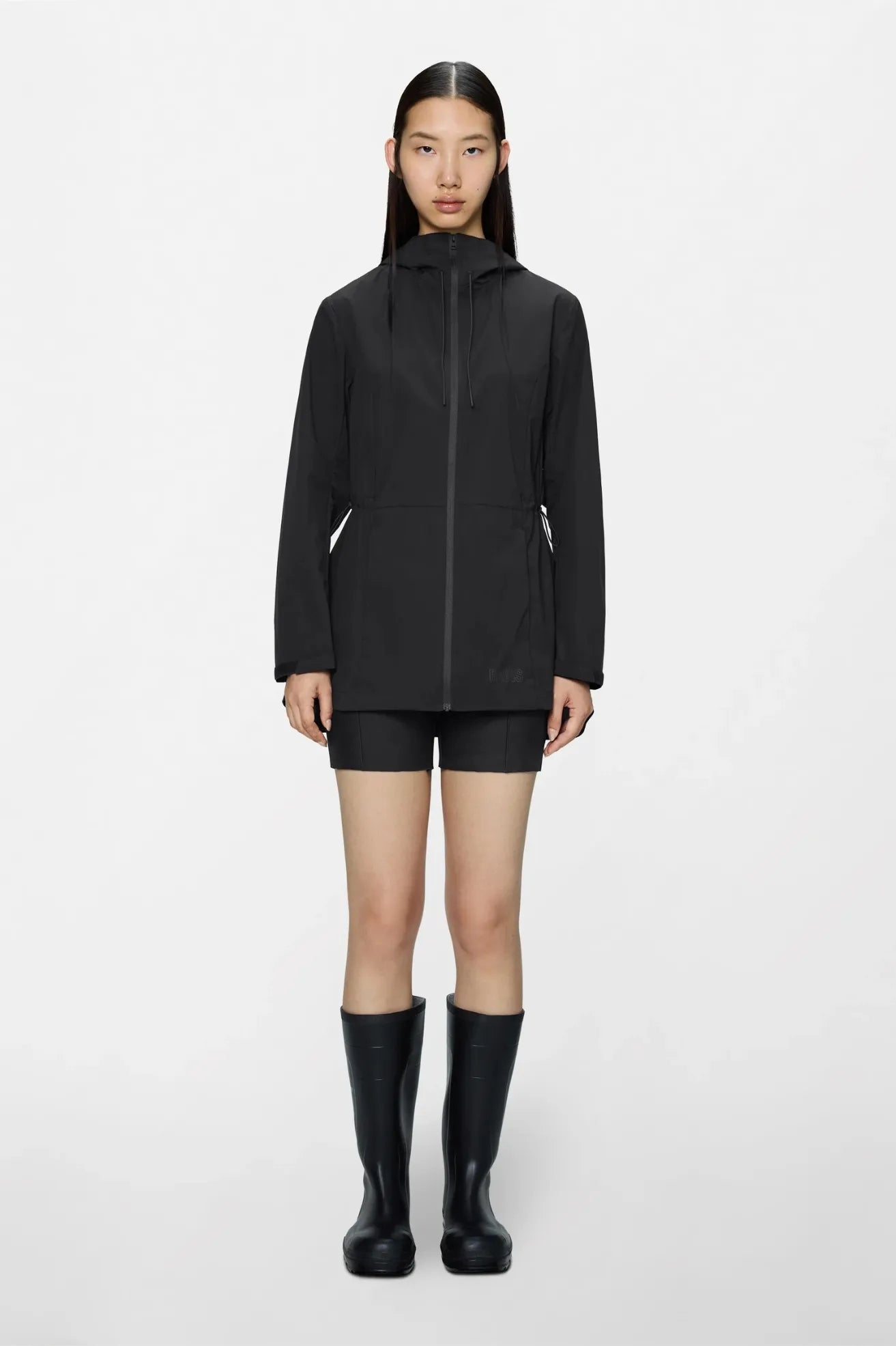 Rains Chubasquero Mujer Mito W Jacket Negro Who killed Bambi?