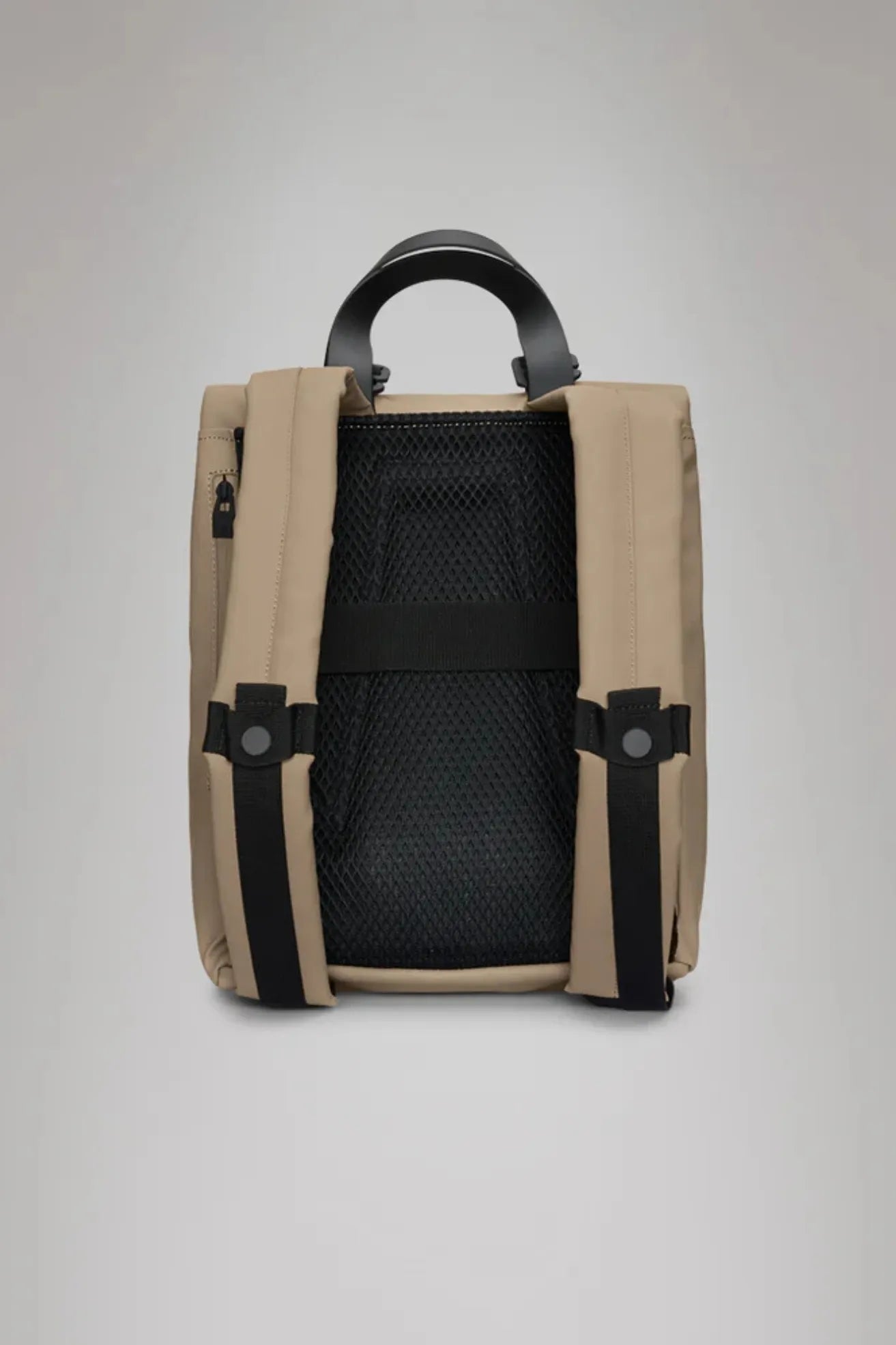 Rains Mochila 2 Way Tote Backpack Mini Beige Who killed Bambi?