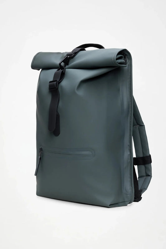 Rains Mochila Rolltop Rucksack Gris Oscuro Who killed Bambi?