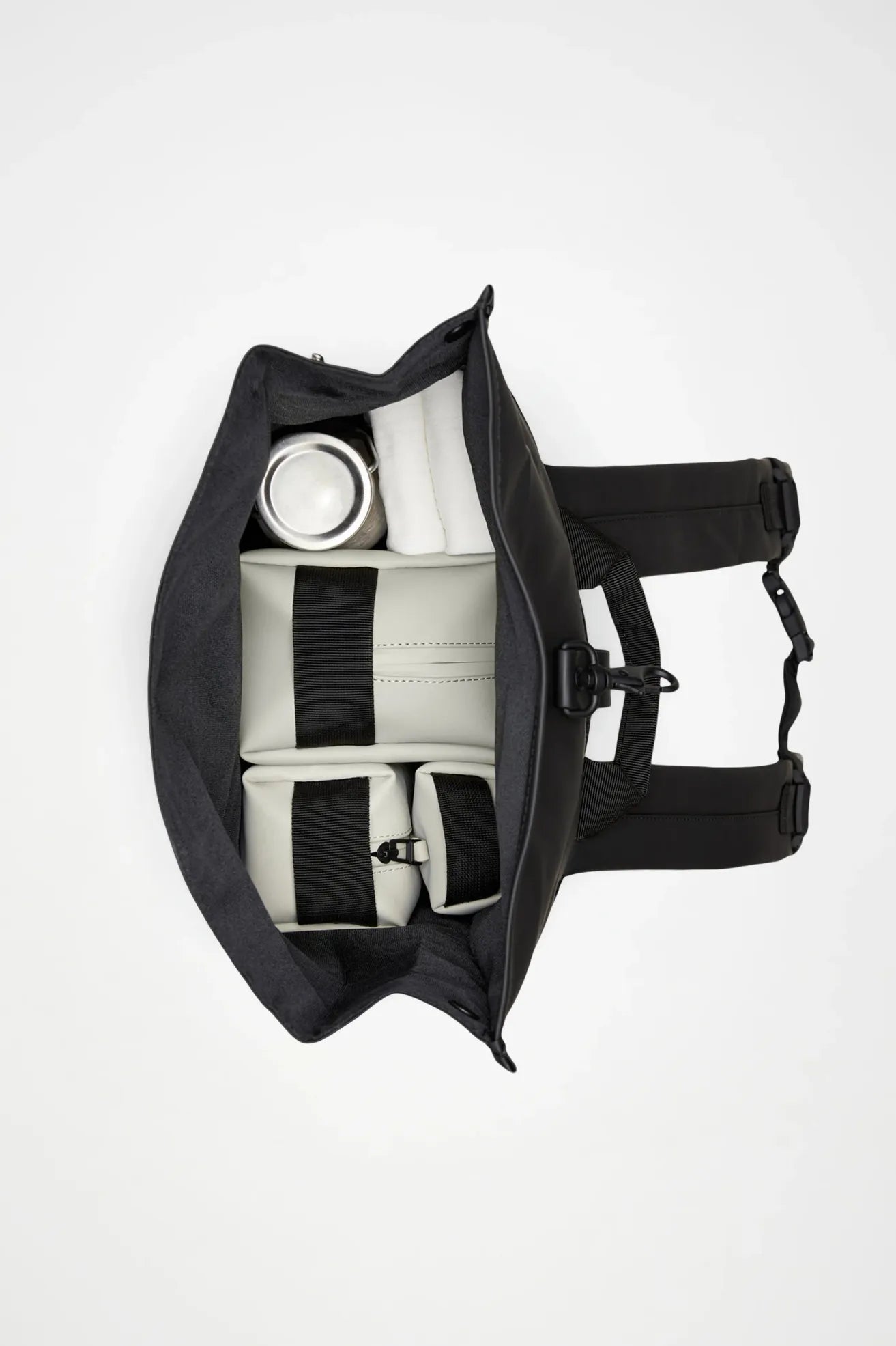 Rains Mochila Rolltop Rucksack Gris Oscuro Who killed Bambi?