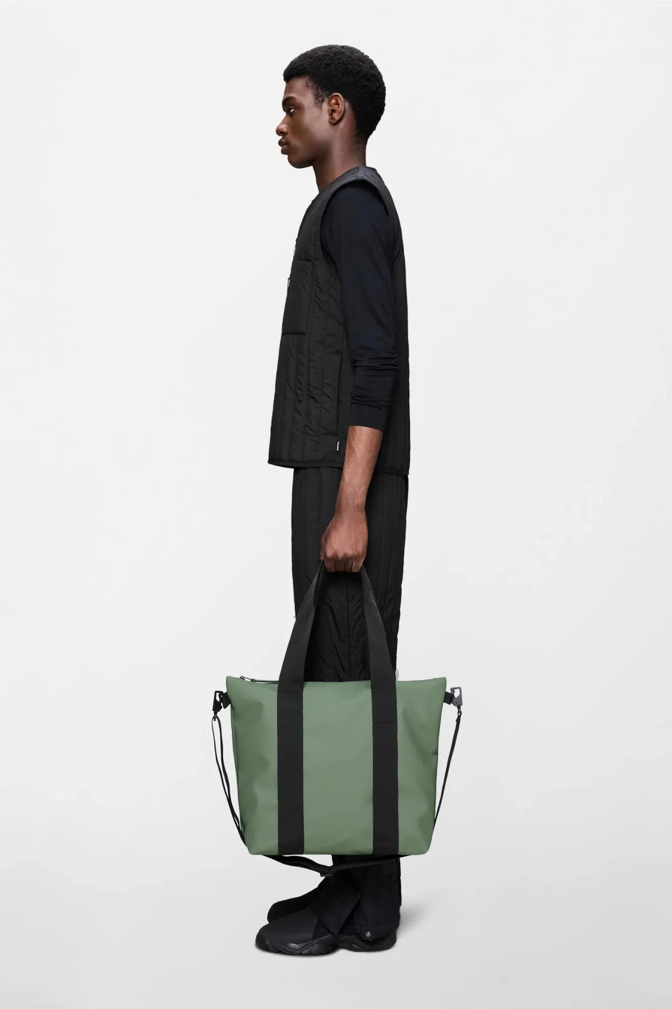 Rains Tote Bag Mini Verde Well Who killed Bambi?