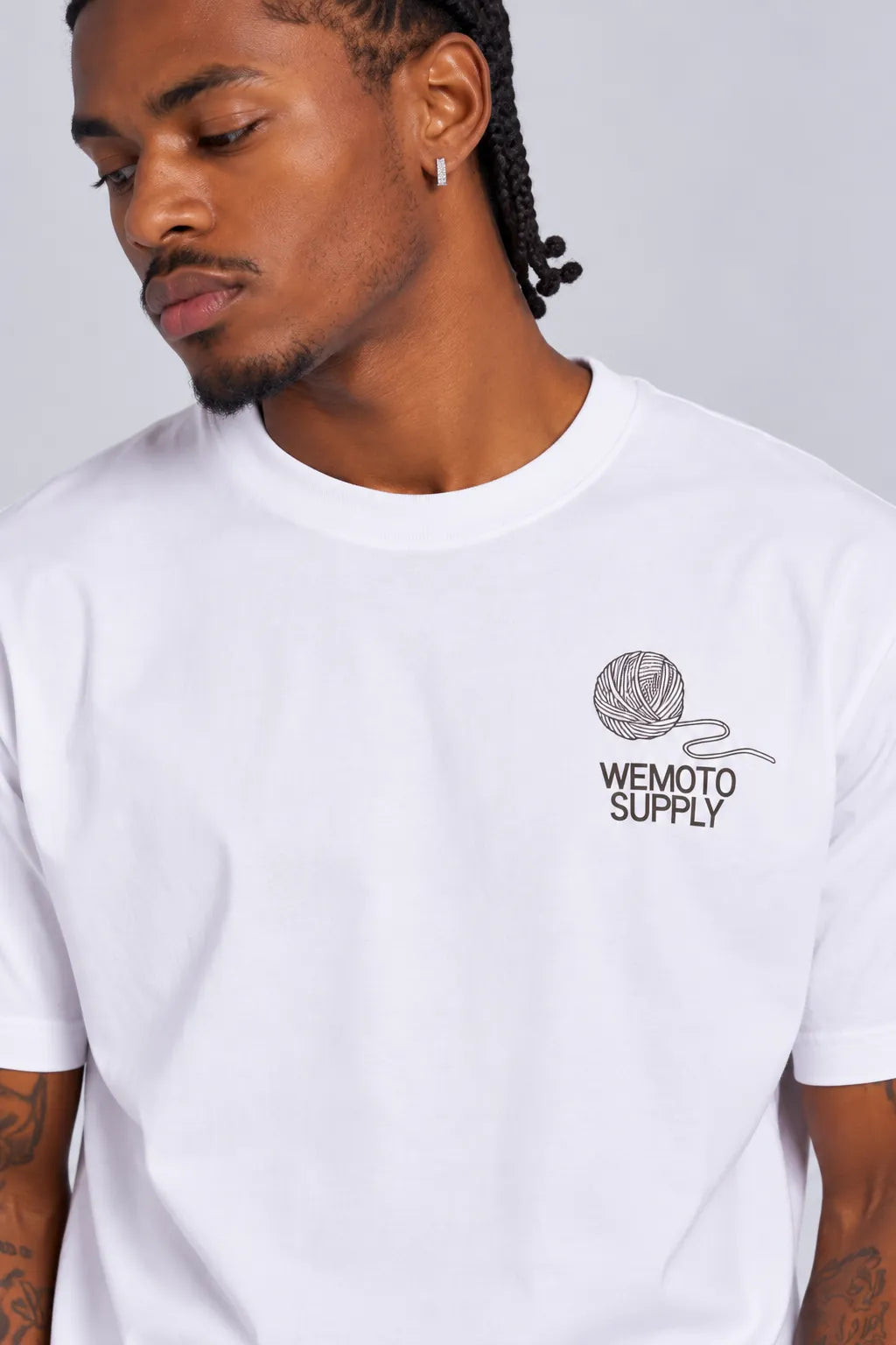Wemoto Clothing T-shirt Homem Fratelli Branca