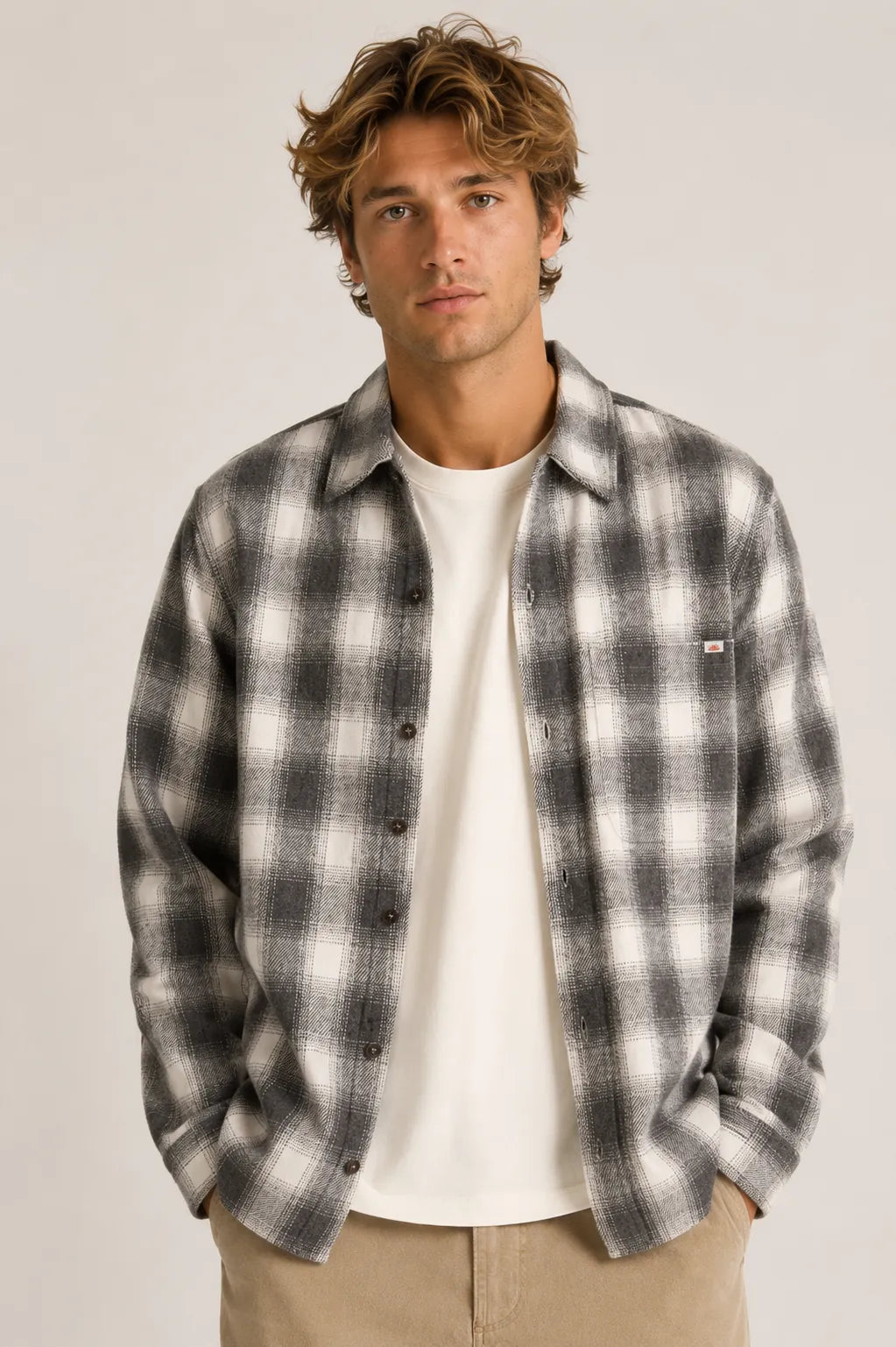 Rhythm Sobrecamisa Hombre Flannel Ash Who killed Bambi?