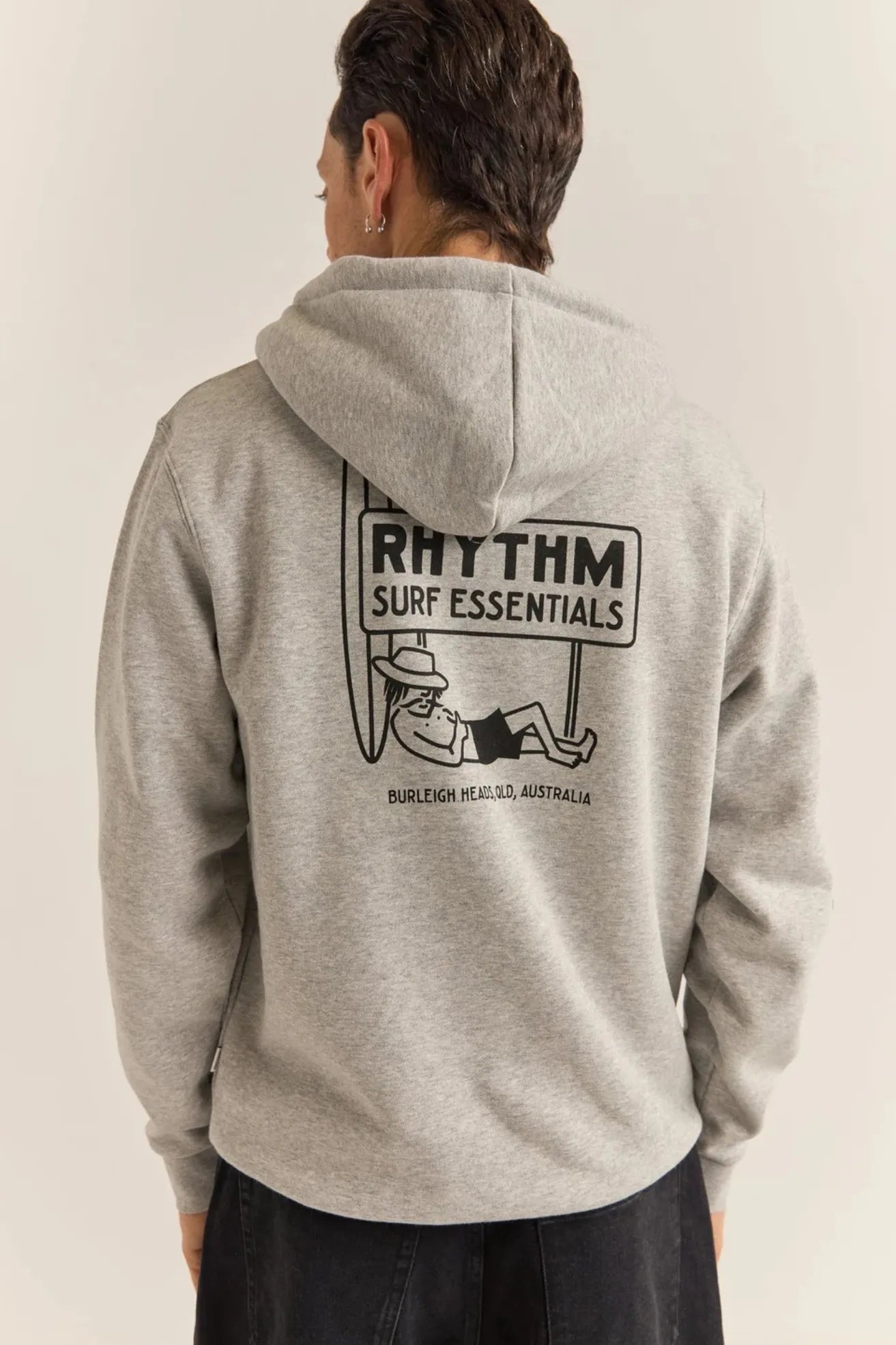 Rhythm Sudadera Capucha Hombre Siesta Gris Who killed Bambi?