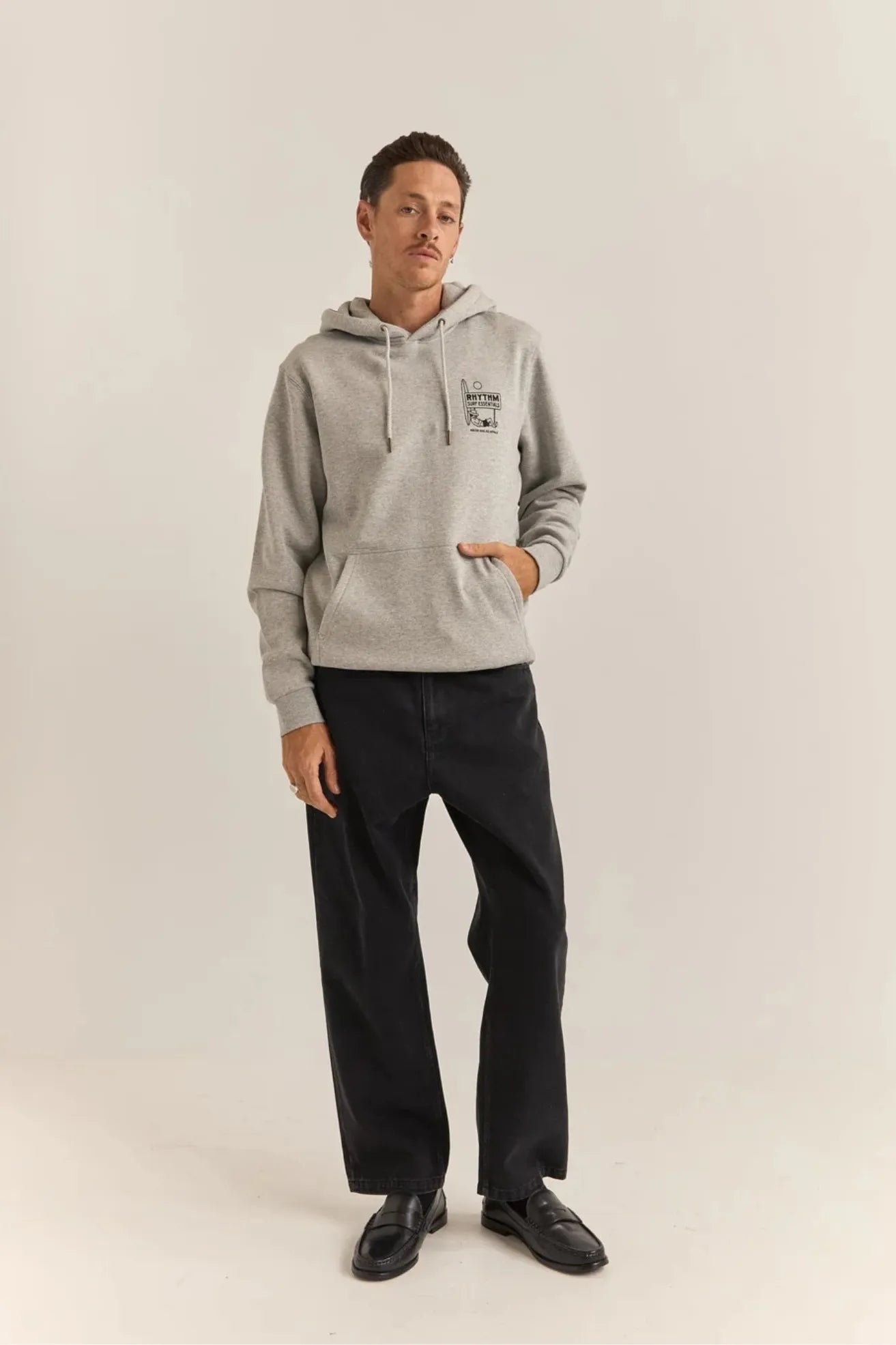 Rhythm Sudadera Capucha Hombre Siesta Gris Who killed Bambi?
