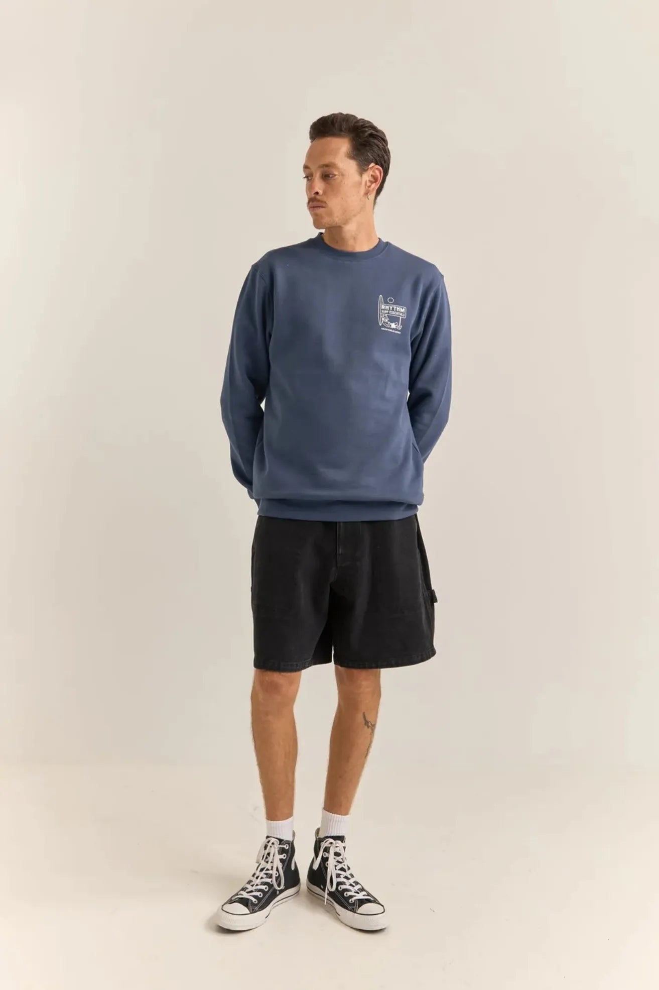 Rhythm Sudadera Hombre Siesta Azul Who killed Bambi?