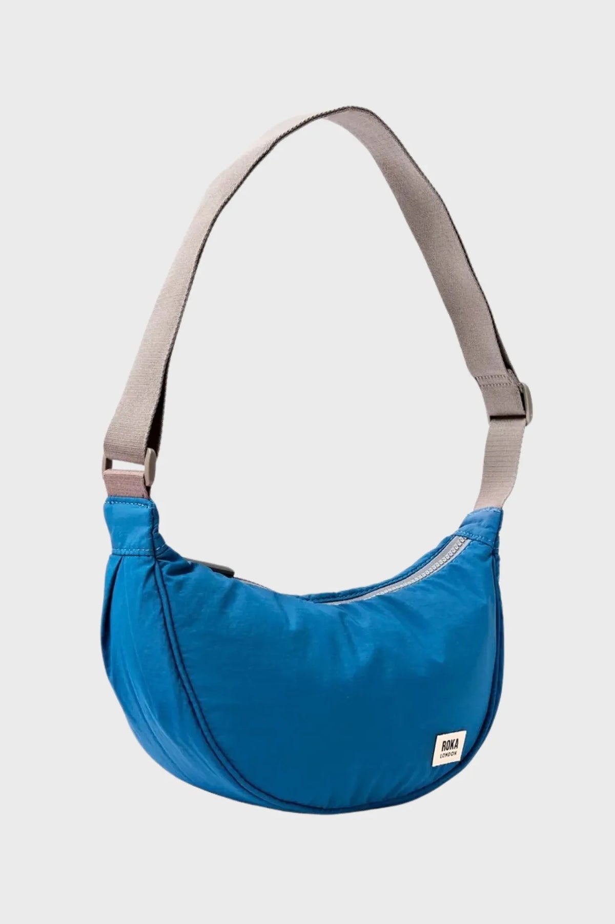 Roka London Bolso Farringdon Half Moon Bag Azul Malibú Who killed Bambi?