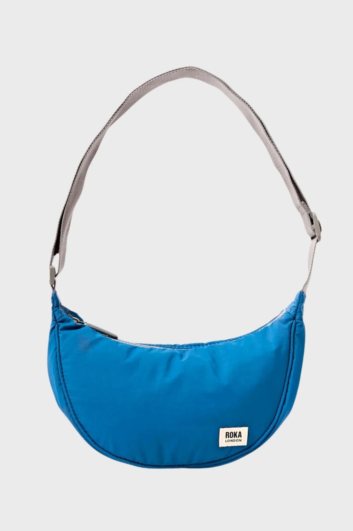Roka London Bolso Farringdon Half Moon Bag Azul Malibú Who killed Bambi?