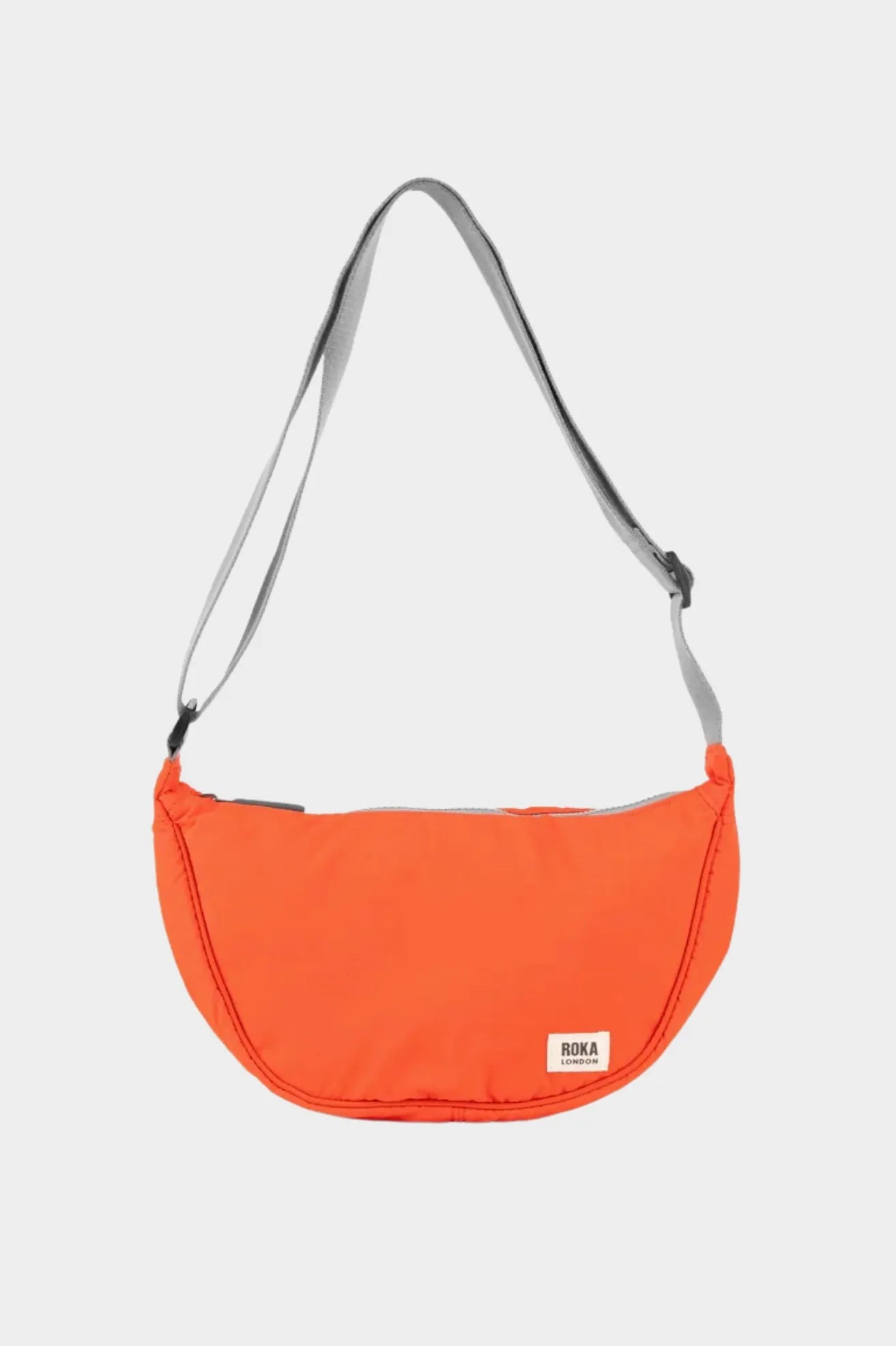 Roka London Bolso Farringdon Half Moon Bag Tangerine Who killed Bambi?