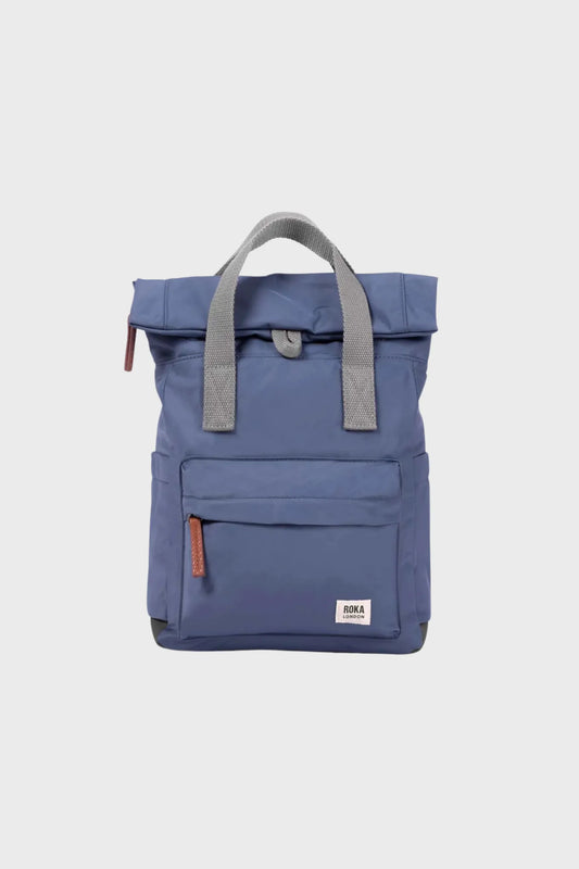 Roka London Mochila Canfield B Recycled Nylon Airforce Small Who killed Bambi?