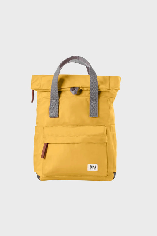 Roka London Mochila Canfield B Recycled Nylon Amarilla Small Who killed Bambi?