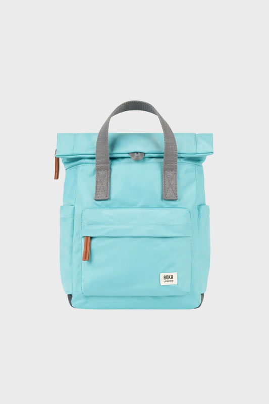 Roka London Mochila Canfield B Recycled Nylon Aquatic Awe Small Who killed Bambi?