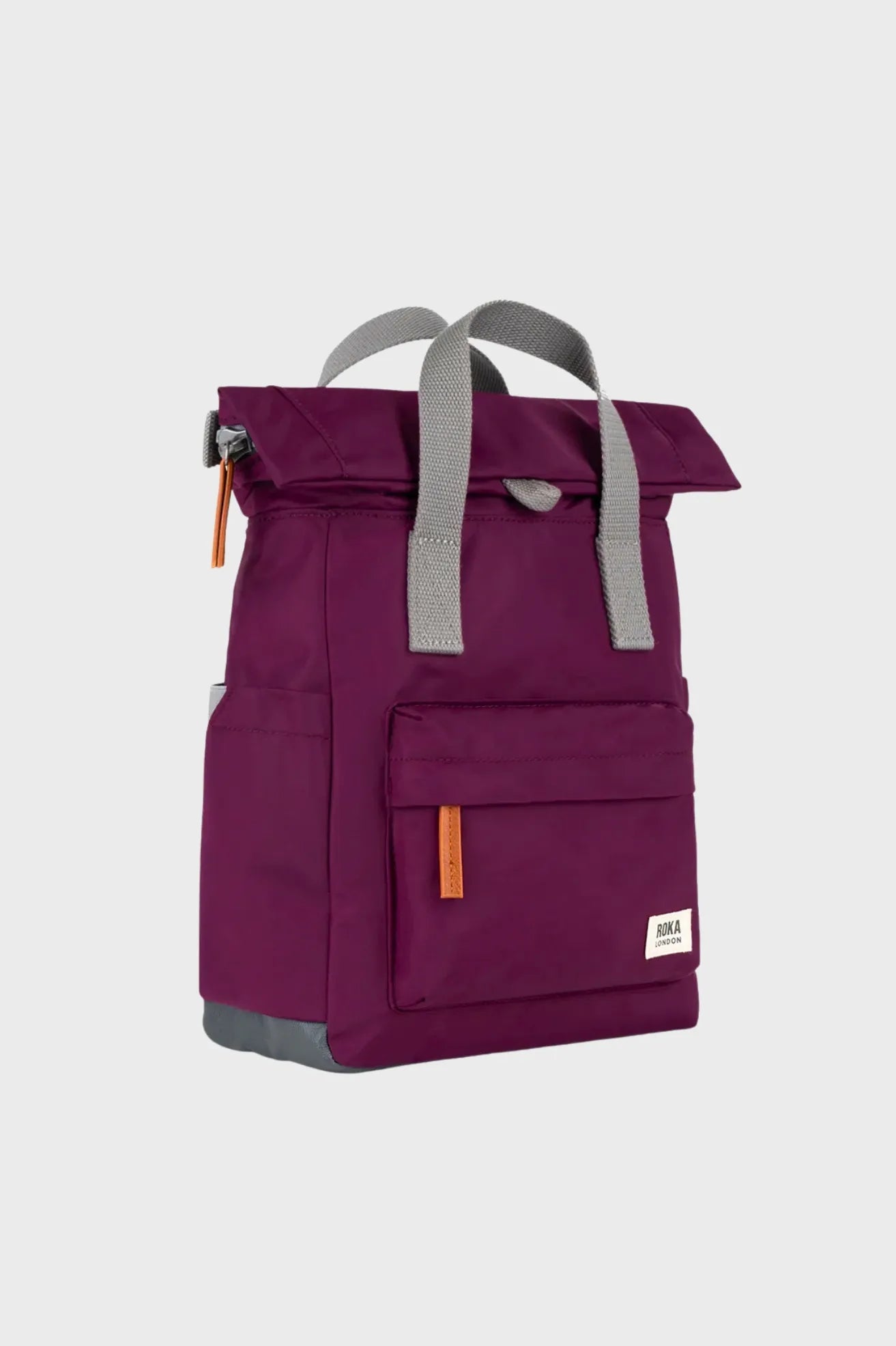 Roka London Mochila Canfield B Recycled Nylon Burgundy Small Who killed Bambi?