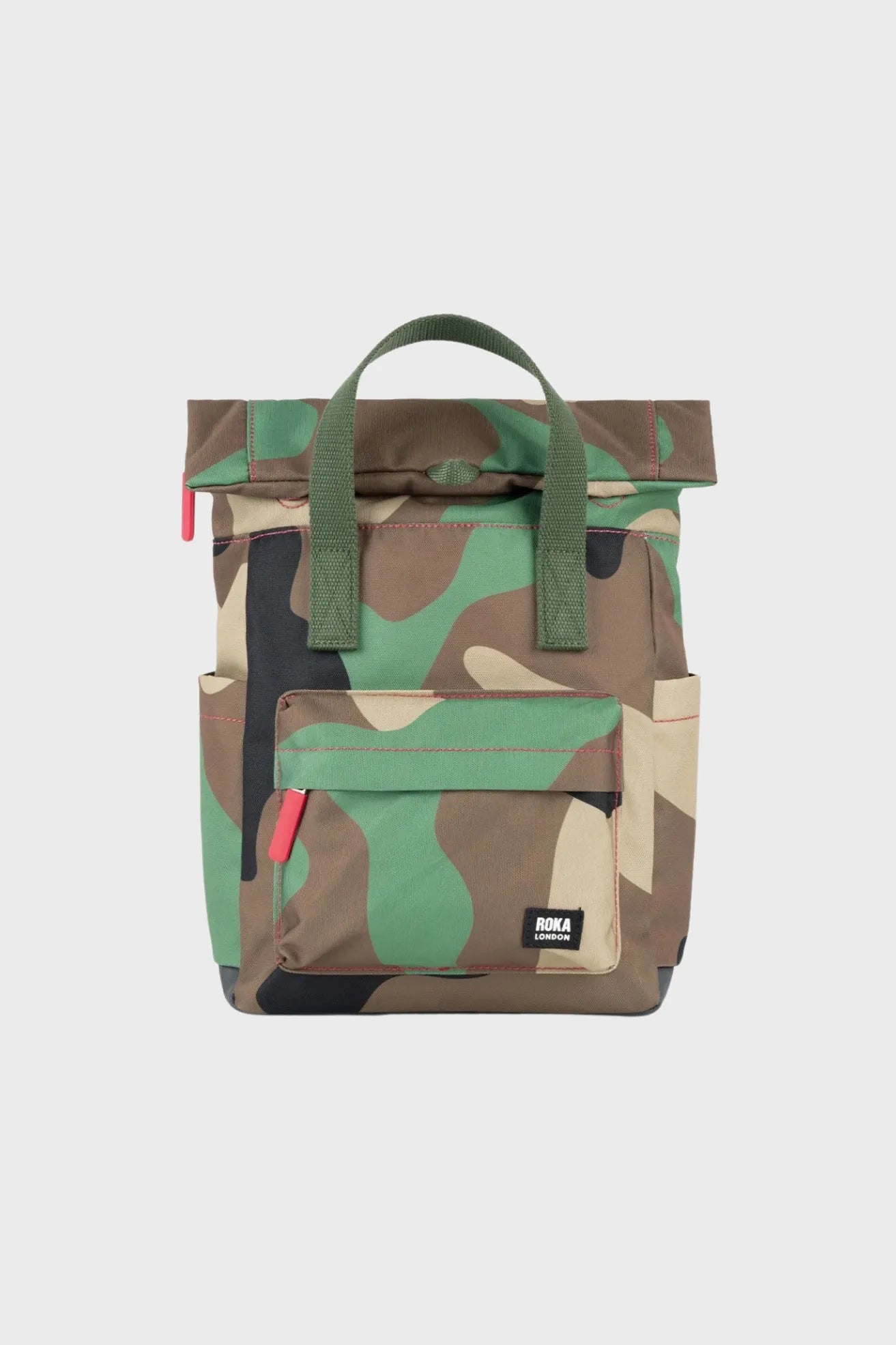 Roka London Mochila Canfield B Recycled Nylon Camo Small Who killed Bambi?