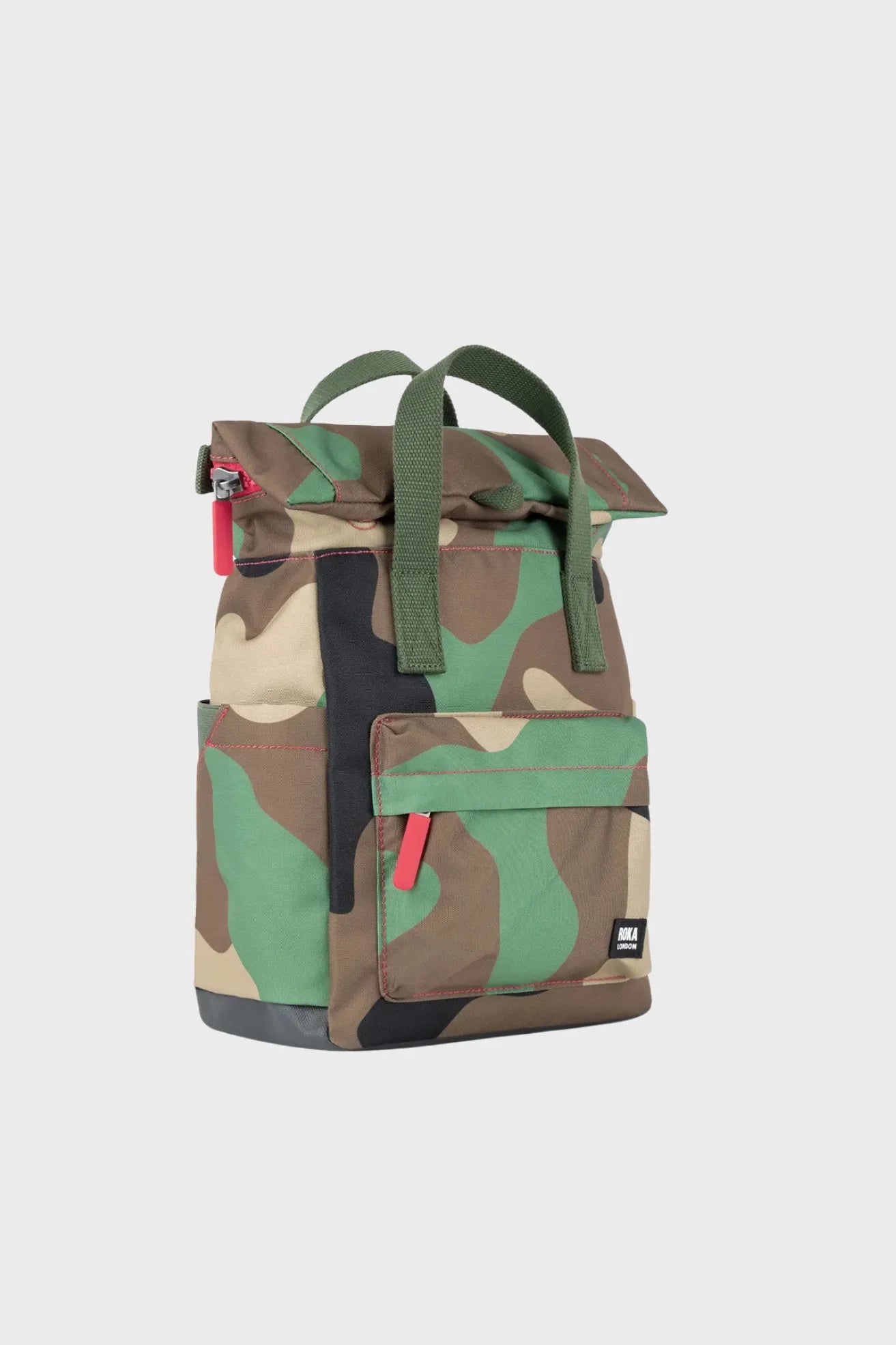 Roka London Mochila Canfield B Recycled Nylon Camo Small Who killed Bambi?
