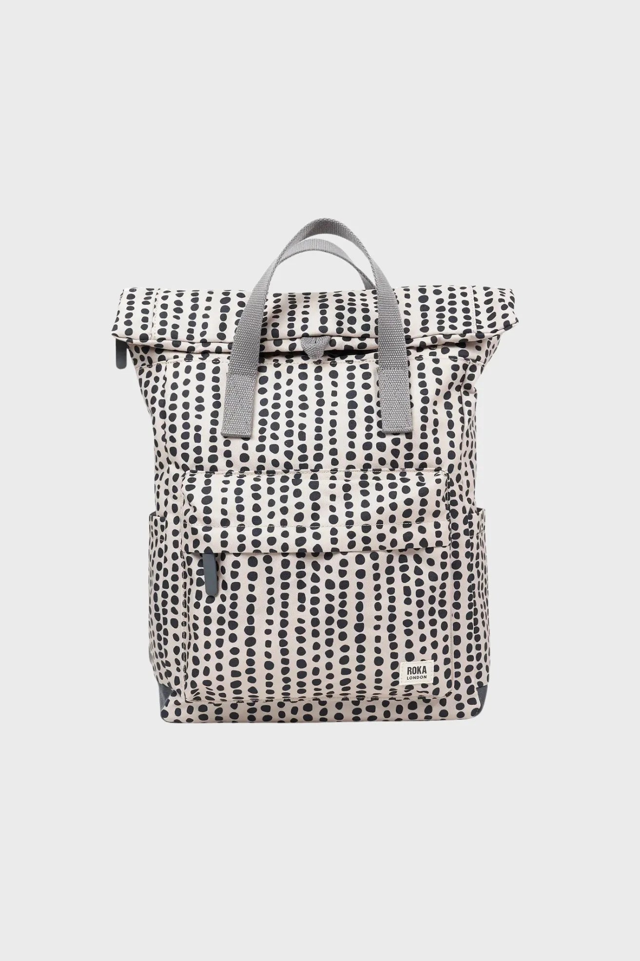 Roka London Mochila Canfield B Recycled Nylon Linear Dot Small Who killed Bambi?
