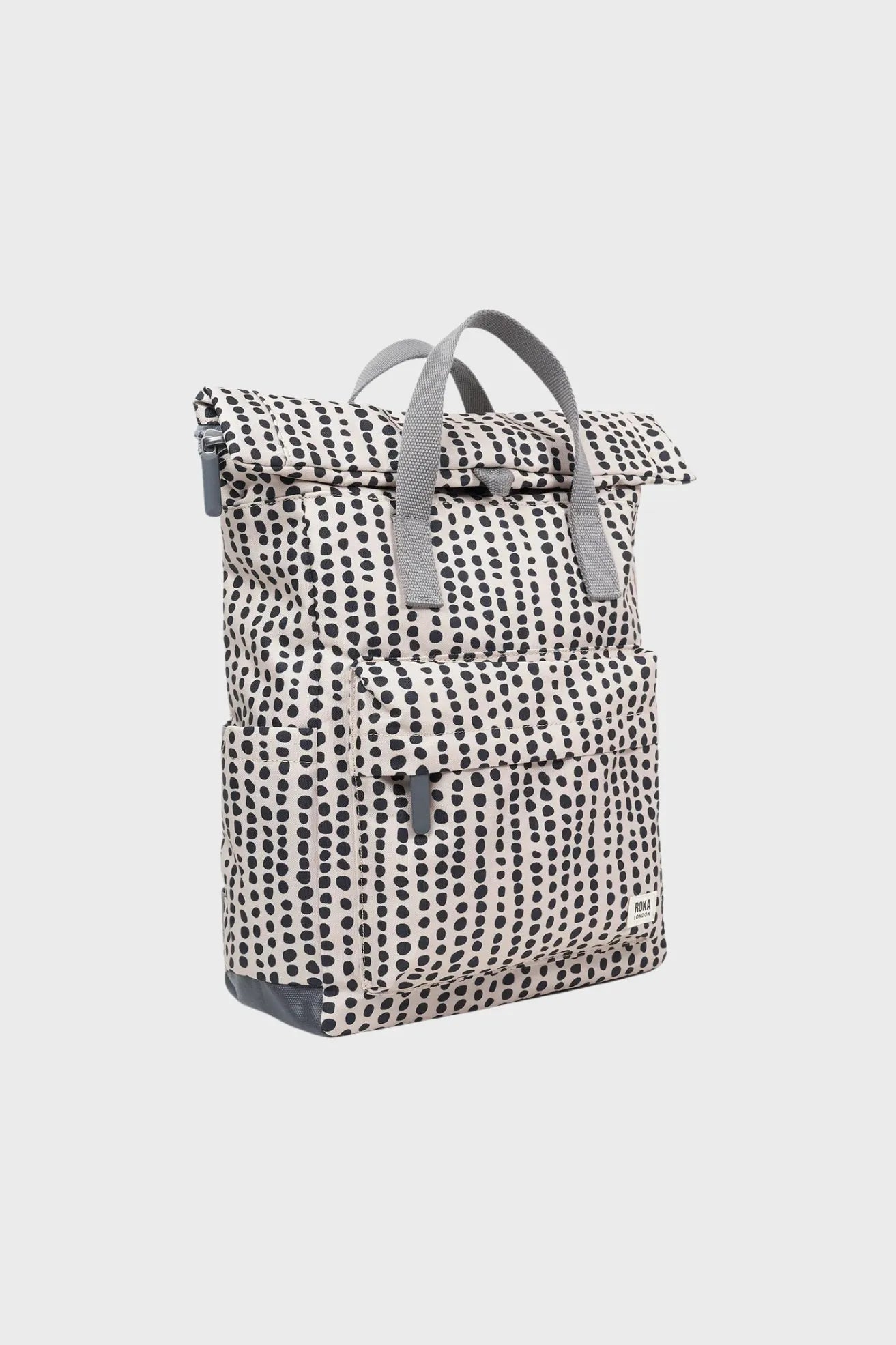 Roka London Mochila Canfield B Recycled Nylon Linear Dot Small Who killed Bambi?