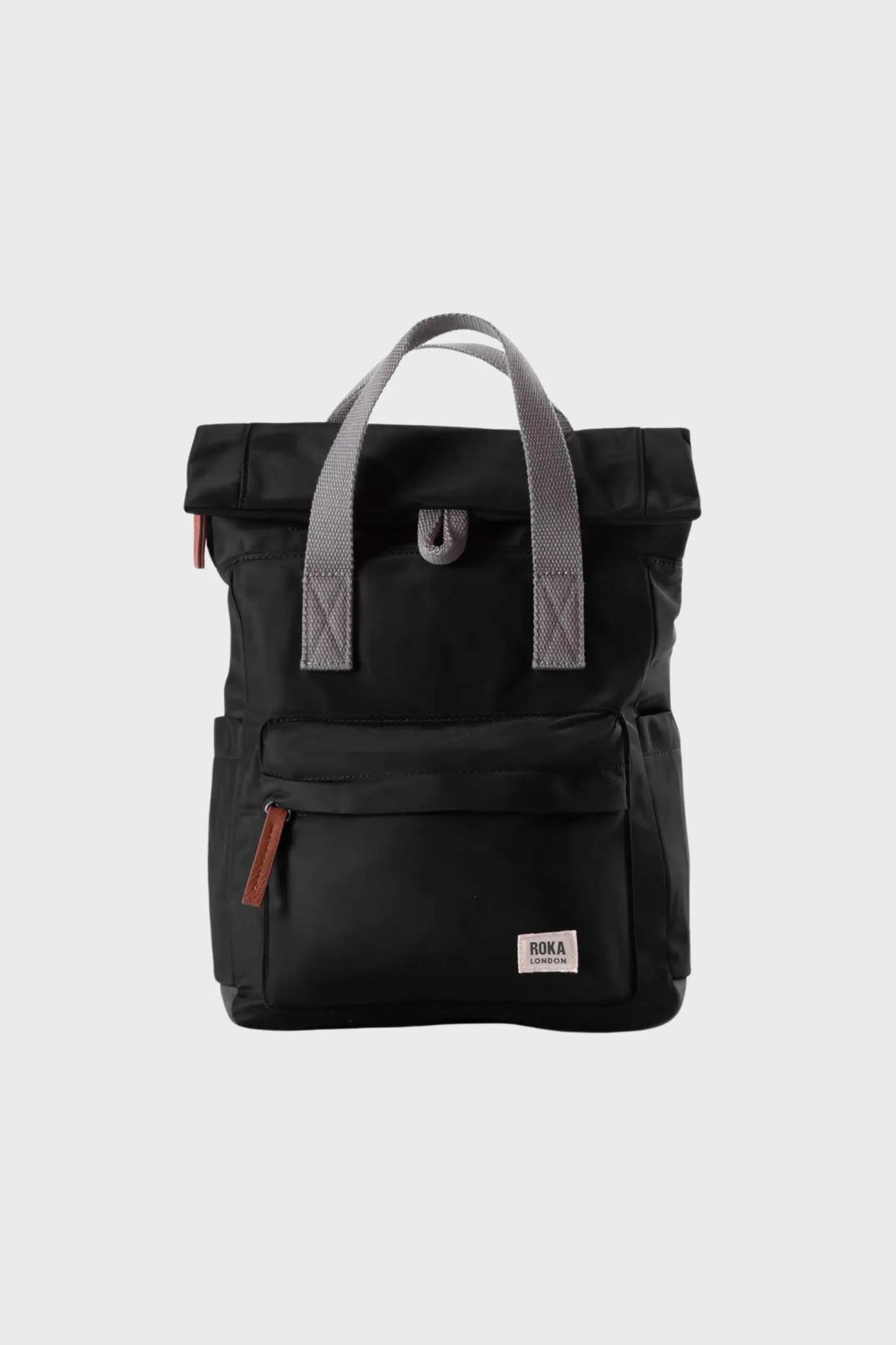 Roka London Mochila Canfield B Recycled Nylon Negra Small Who killed Bambi?