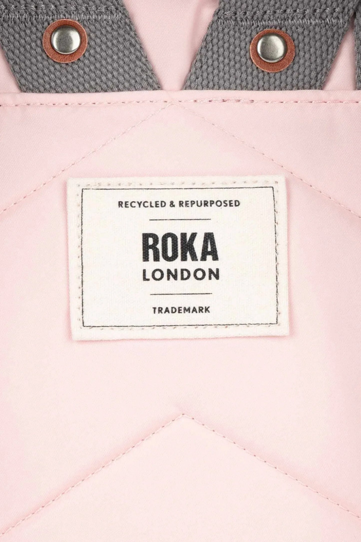Roka London Mochila Canfield B Recycled Nylon Rosa Small Who killed Bambi?