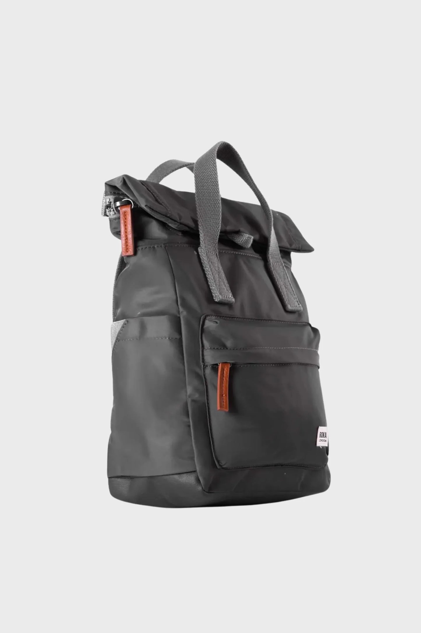 Roka London Mochila Canfield B Recycled Nylon Small Gris Who killed Bambi?