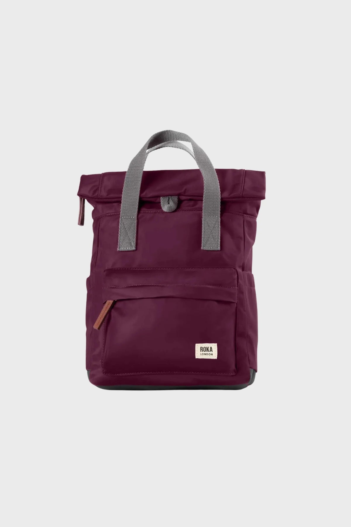 Roka London Mochila Canfield B Recycled Nylon Small Plum Who killed Bambi?