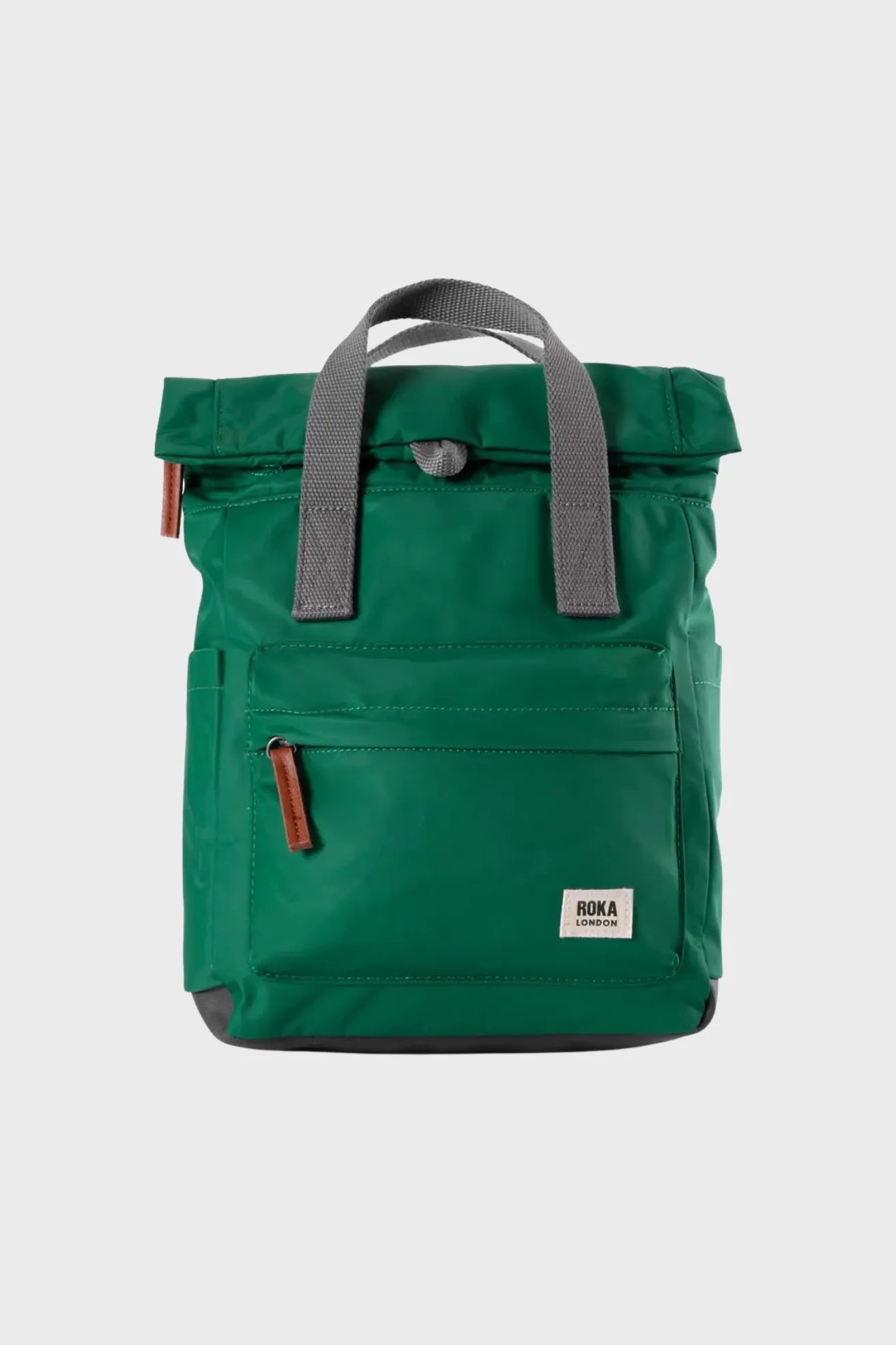 Roka London Mochila Canfield B Recycled Nylon Verde Emerald Small Who killed Bambi?
