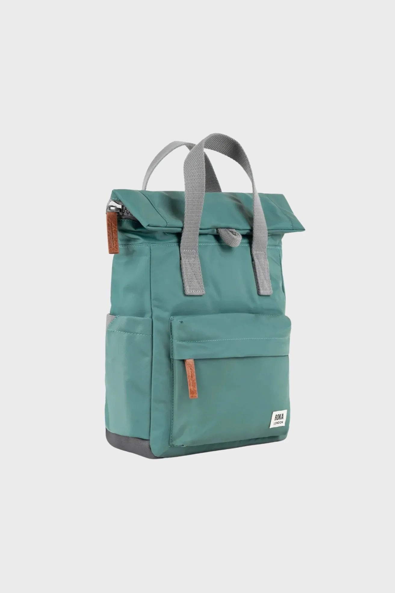 Roka London Mochila Canfield B Recycled Nylon Verde Sage Small Who killed Bambi?