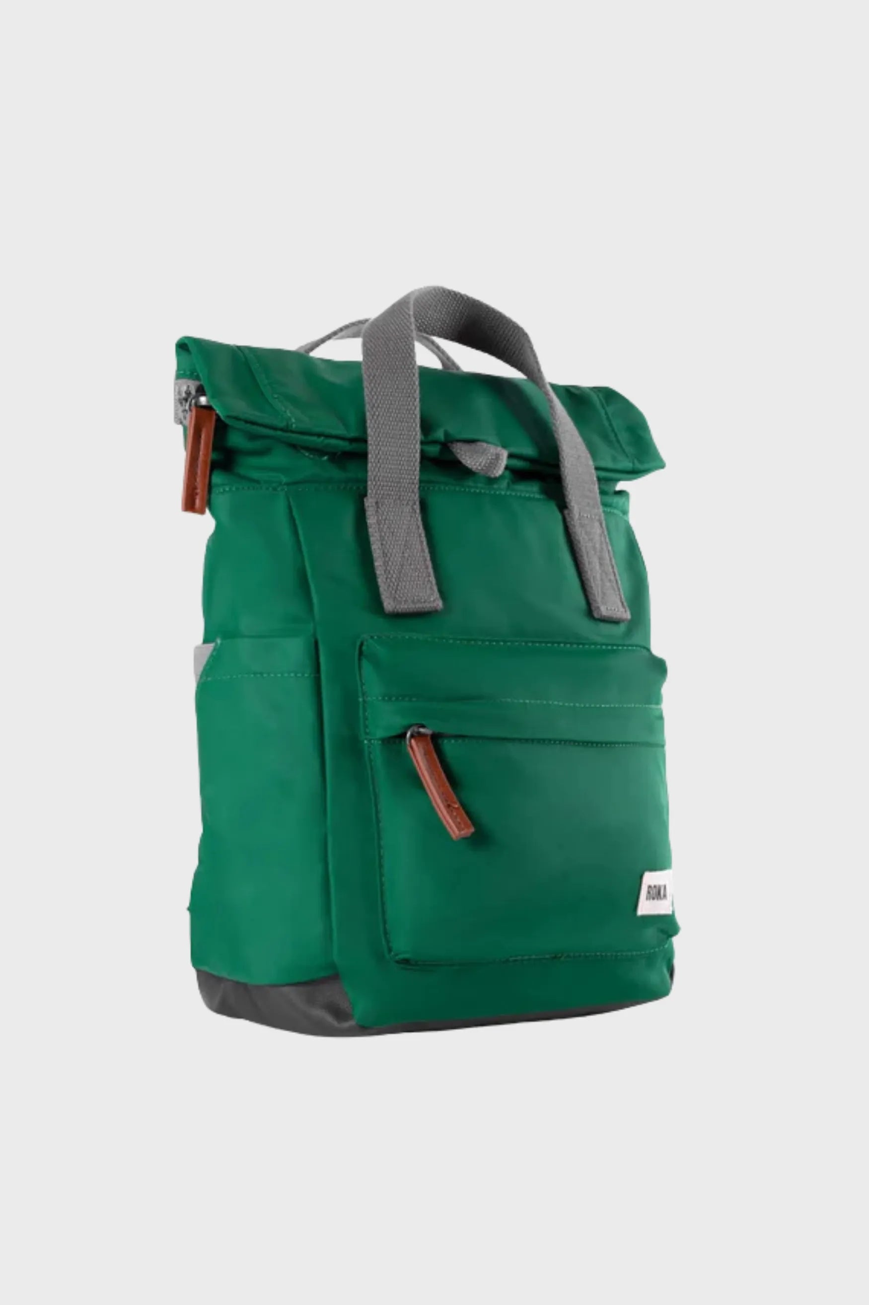 Roka London Mochila Canfield B Recycled Nylon Verde Small Who killed Bambi?