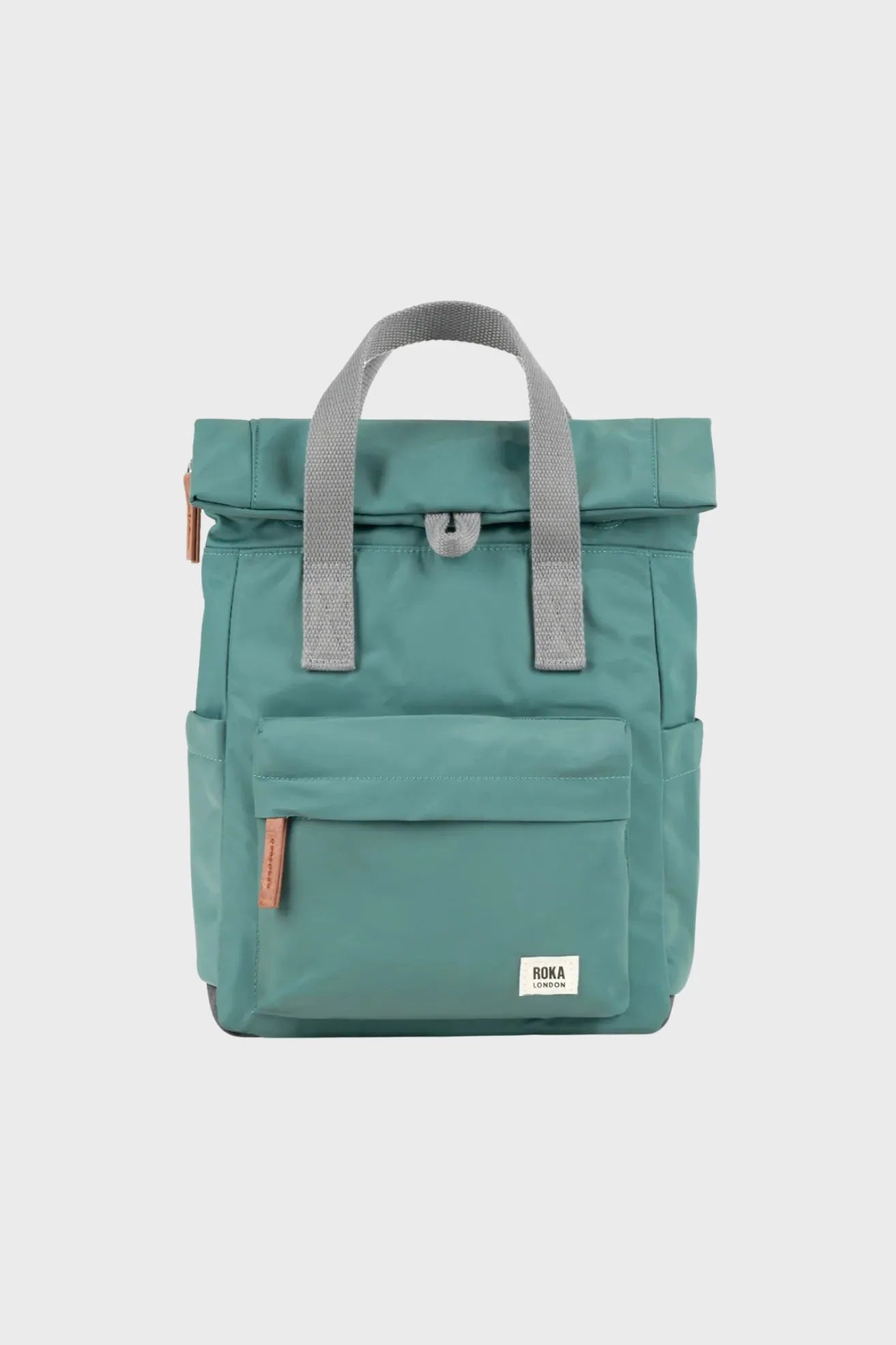 Roka London Mochila Canfield B Recycled Nylon Verde Sage Small Who killed Bambi?