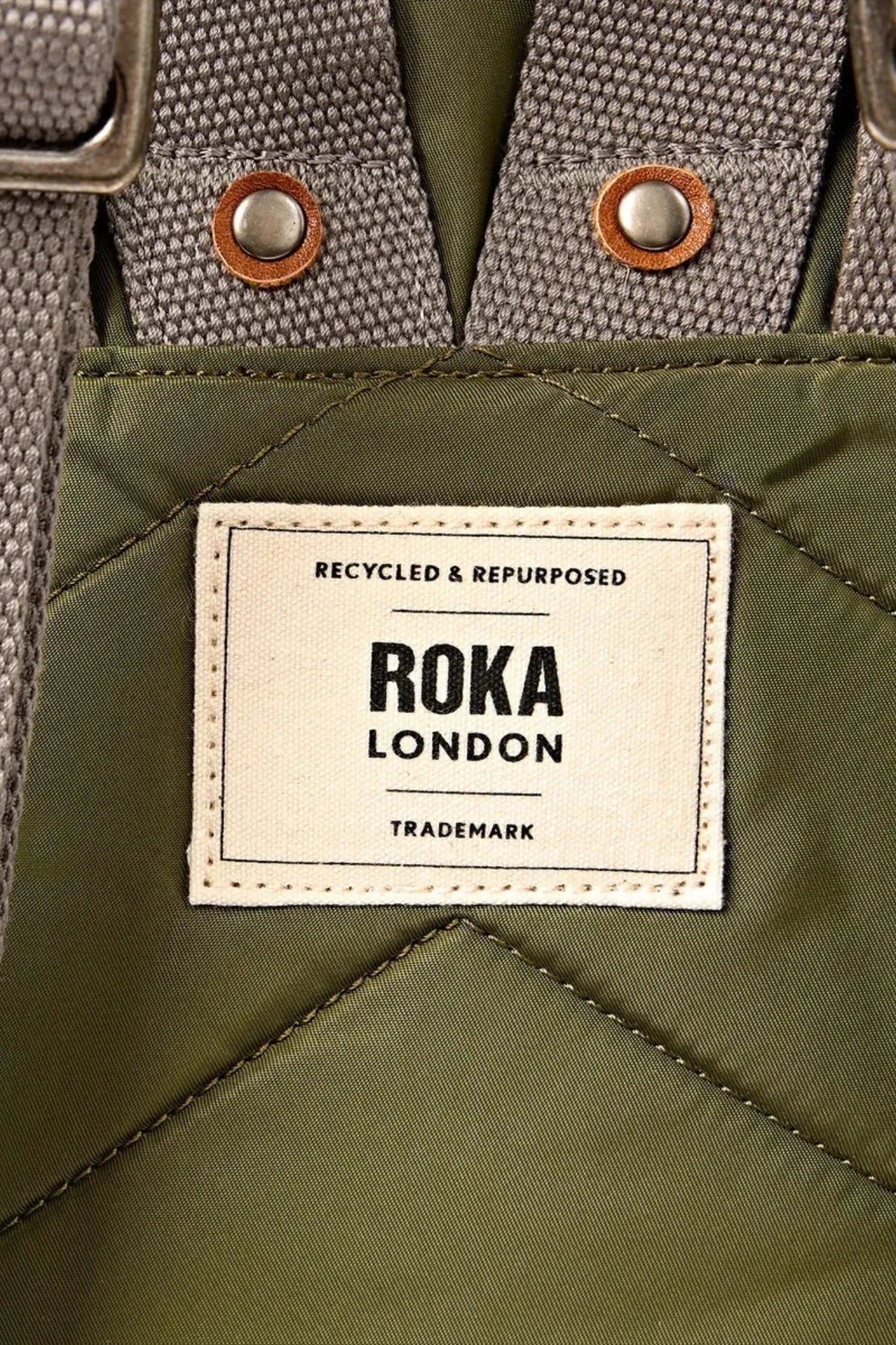 Roka London Mochila Canfield B Verde Chive Small Who killed Bambi?