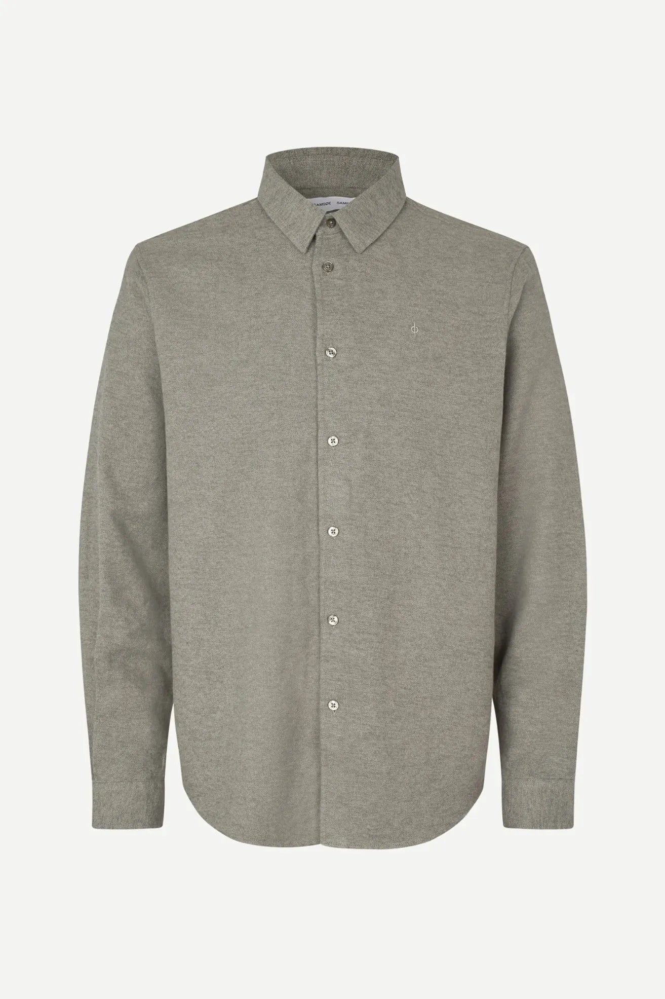 Samsoe Samsoe Camisa Hombre Liam Nx Gris Who killed Bambi?