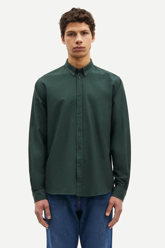 Samsoe Samsoe Camisa Hombre Saliam Bx Verde Who killed Bambi?