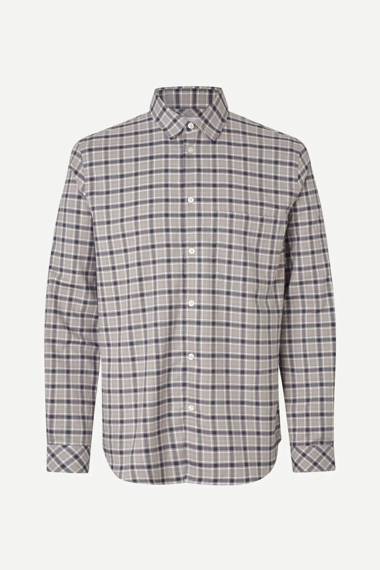 Samsoe Samsoe Camisa Hombre Saliam NJ Gris Who killed Bambi?