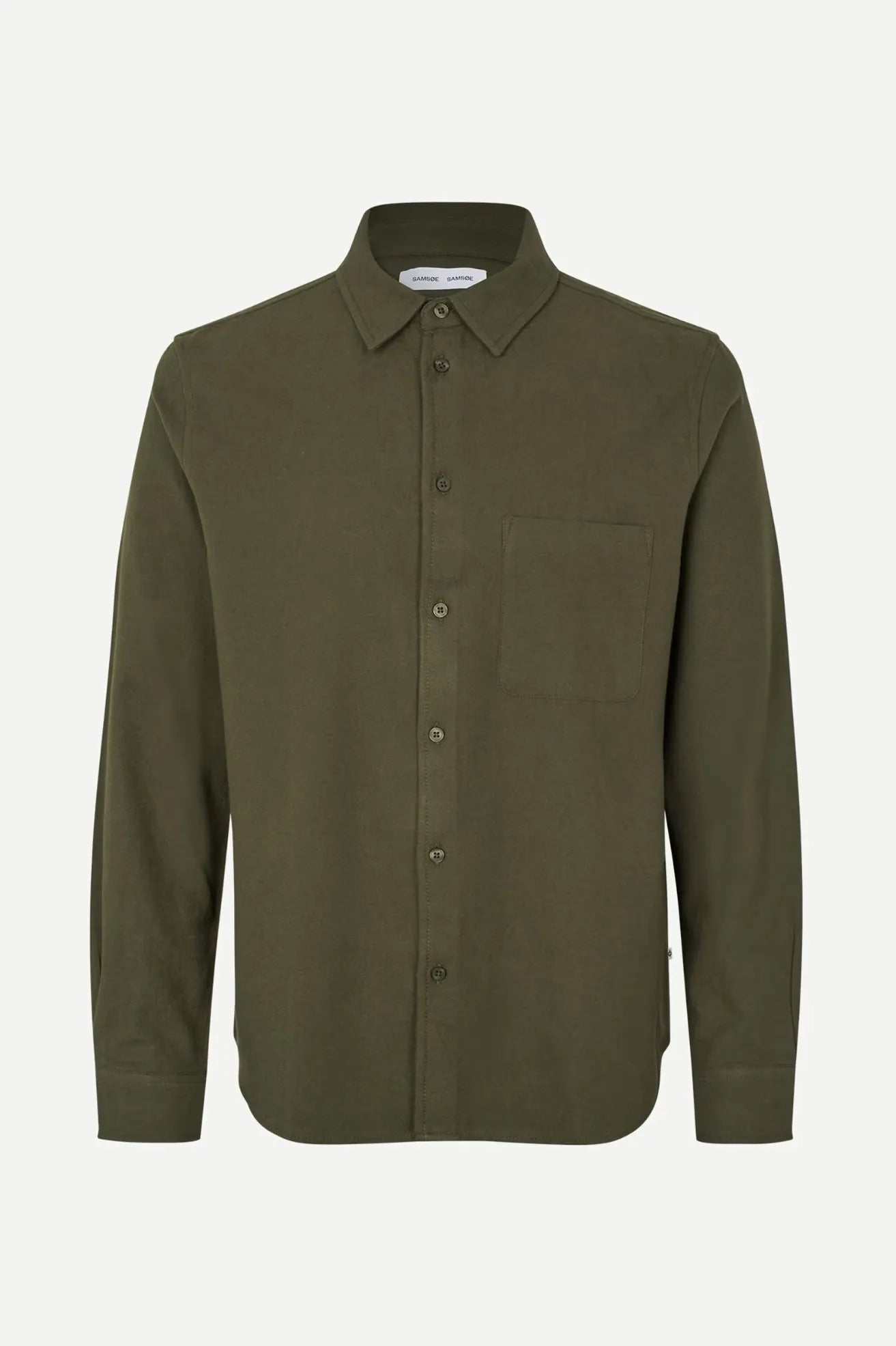Samsoe Samsoe Camisa Hombre Saryan Verde Who killed Bambi?