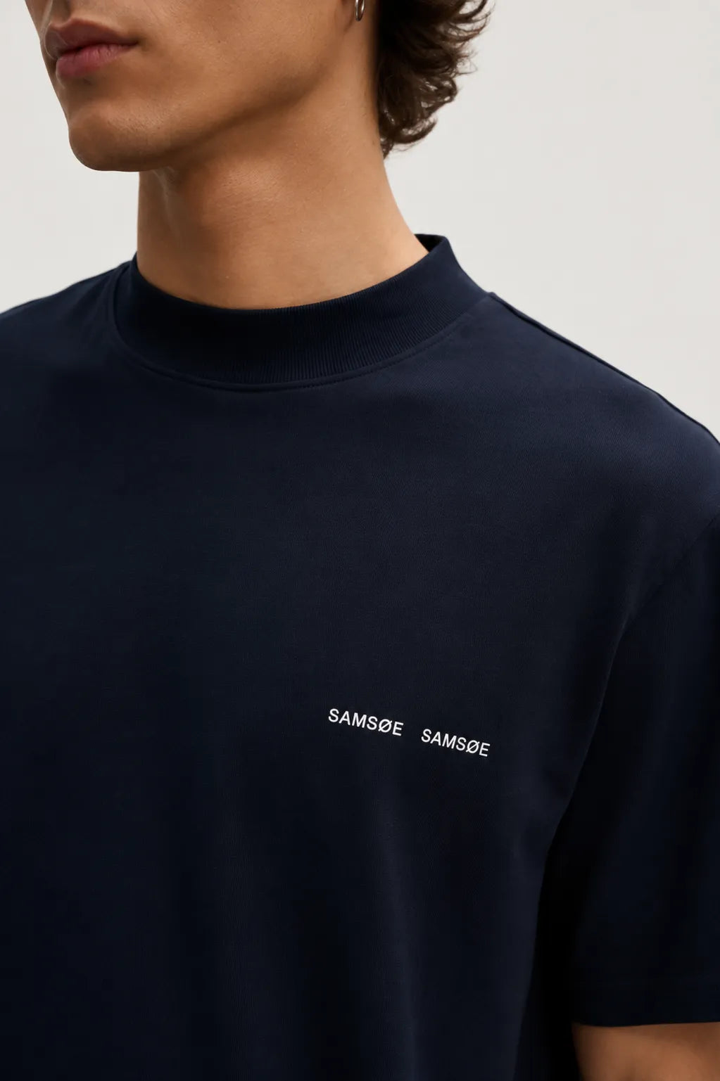 Samsoe Samsoe Camiseta Hombre Norsbro Azul Who killed Bambi?
