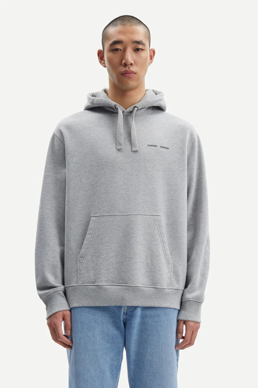 Samsoe Samsoe Sudadera Capucha Hombre Norsbro Gris Who killed Bambi?