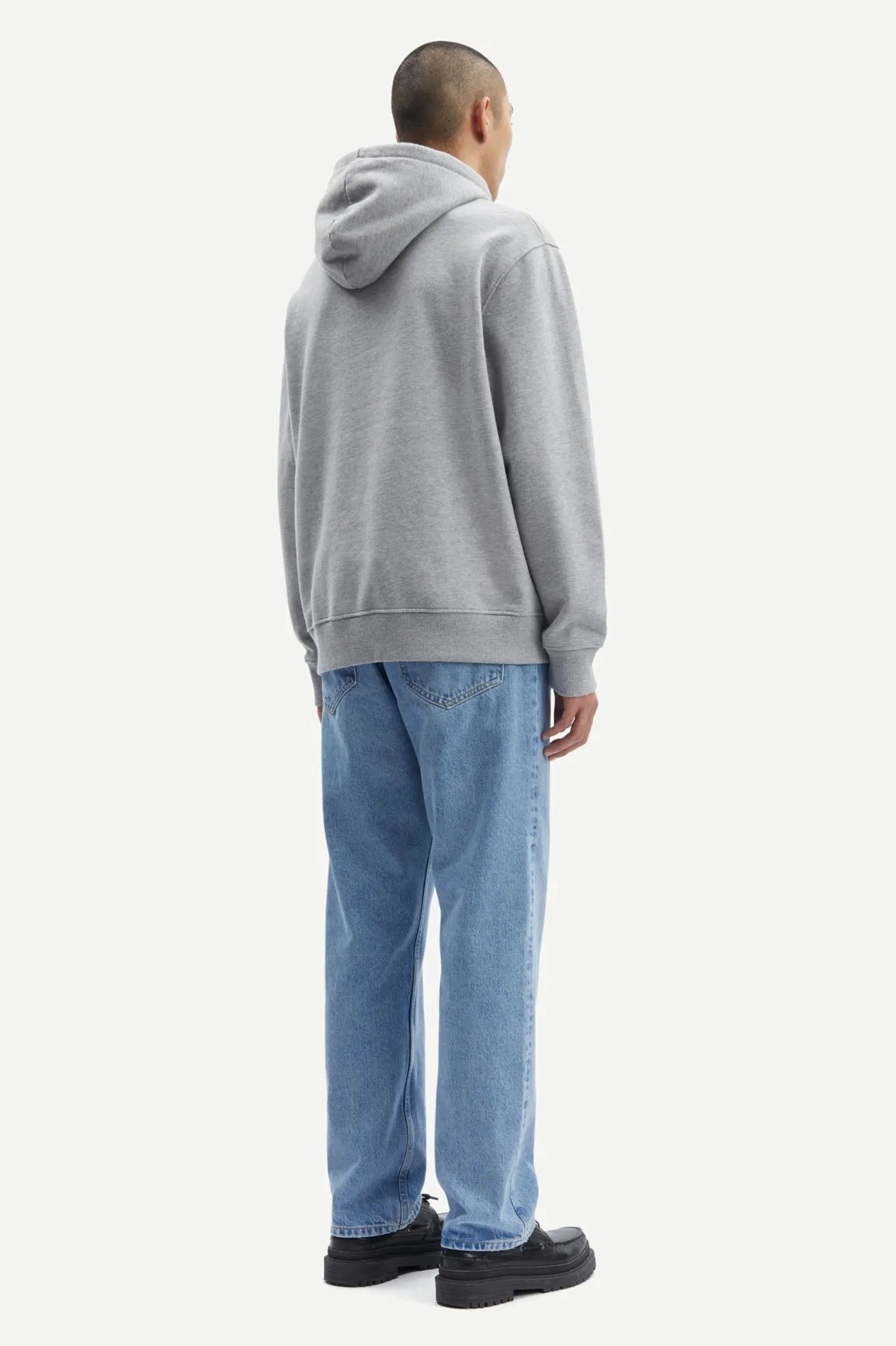 Samsoe Samsoe Sudadera Capucha Hombre Norsbro Gris Who killed Bambi?