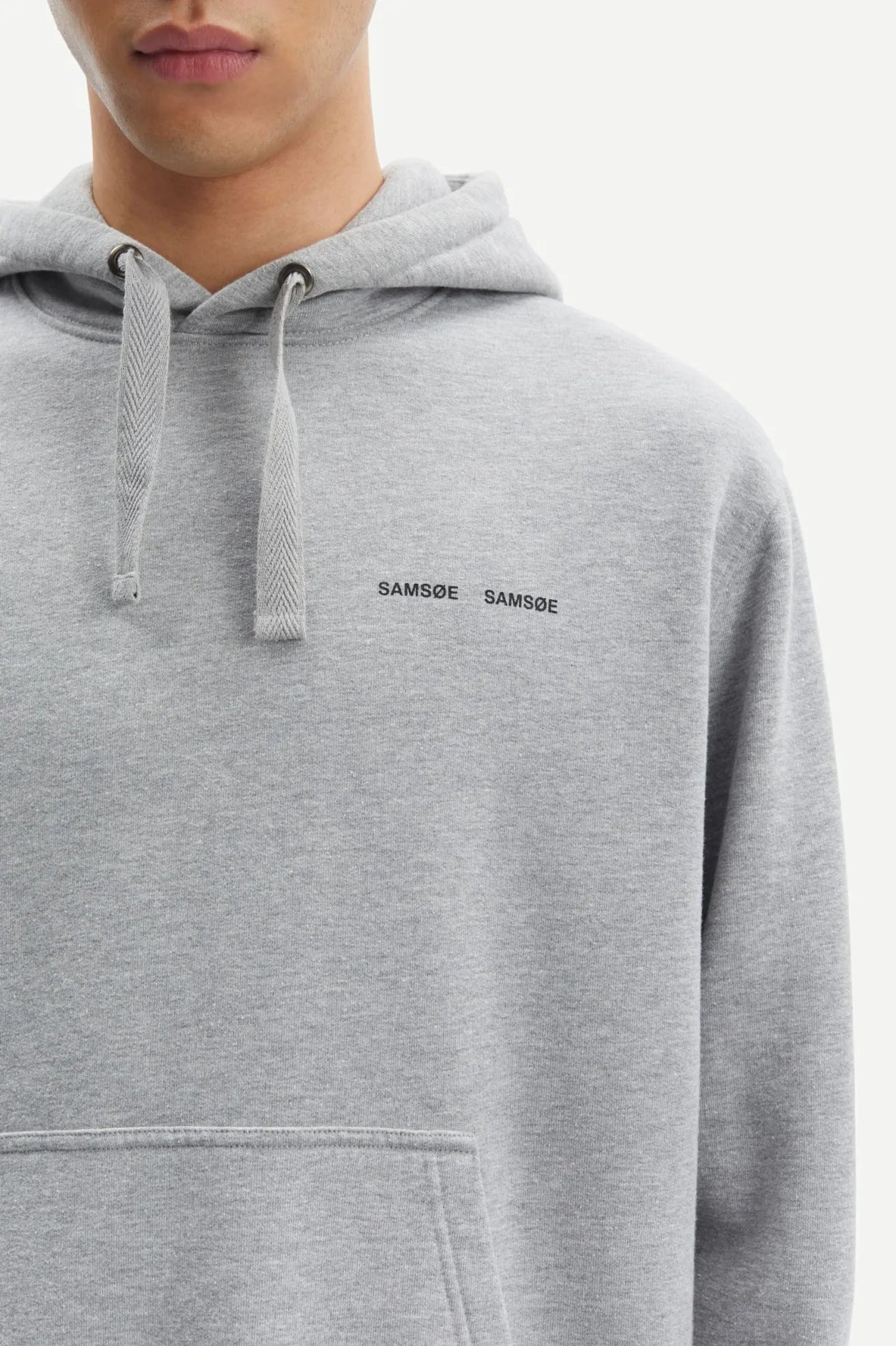 Samsoe Samsoe Sudadera Capucha Hombre Norsbro Gris Who killed Bambi?