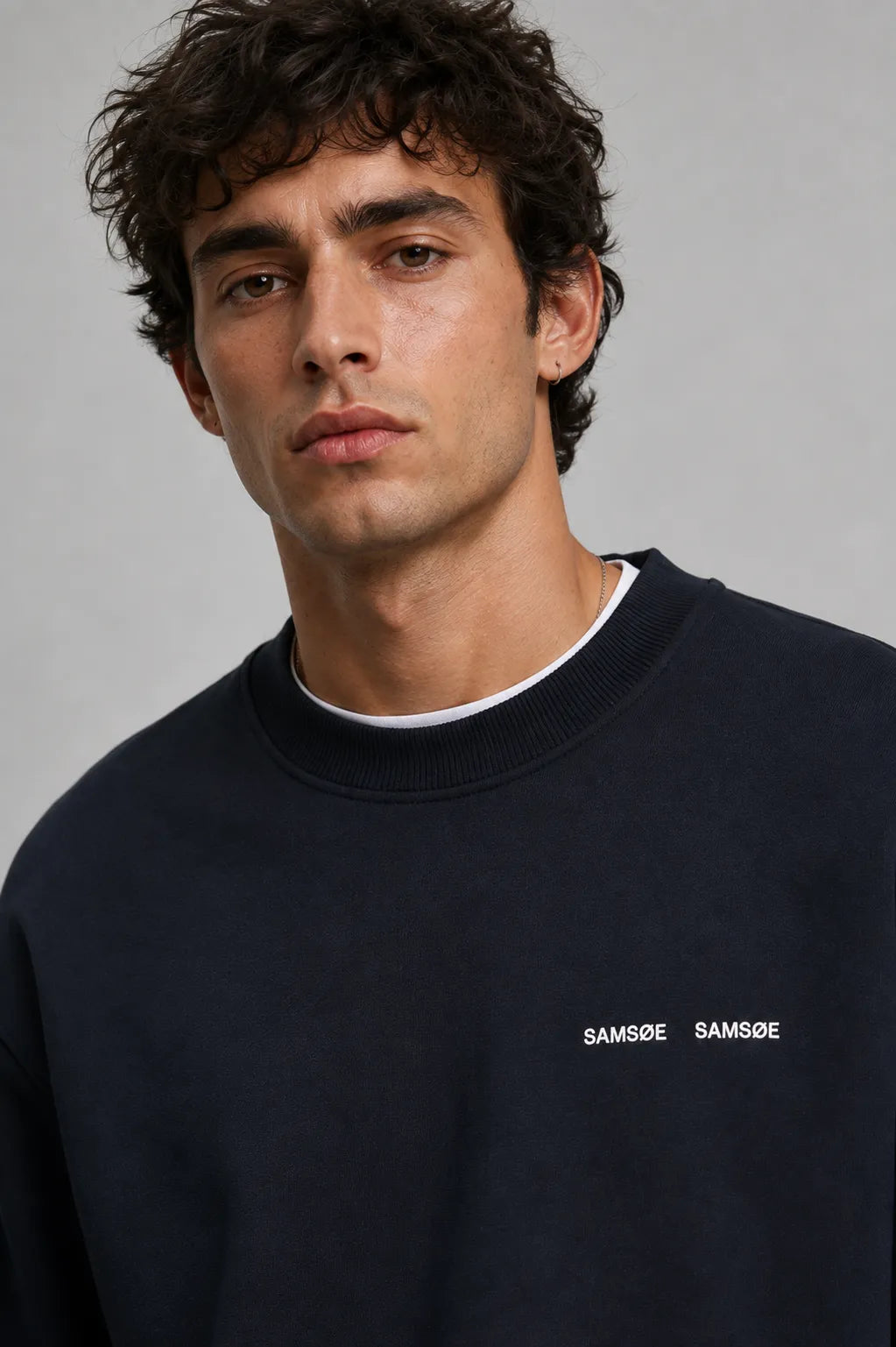 Samsoe Samsoe Sudadera Hombre Norsbro Azul Who killed Bambi?