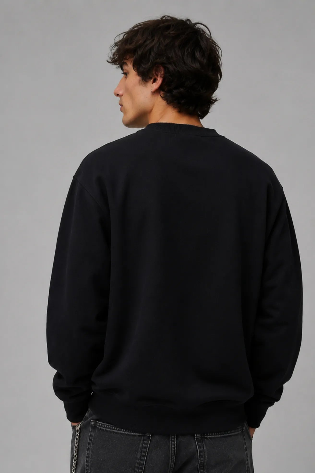 Samsoe Samsoe Sudadera Hombre Norsbro Negra Who killed Bambi?