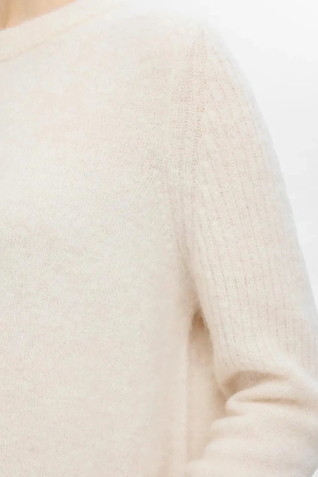 Selected Femme Jersey Mujer Lana Beige Who killed Bambi?