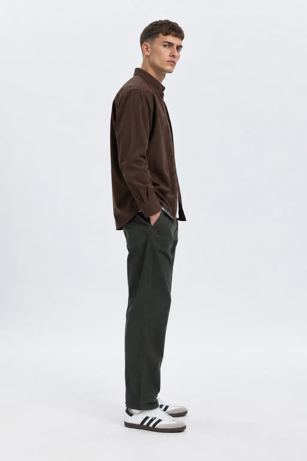Selected Homme Camisa Hombre Cole Marrón Who killed Bambi?