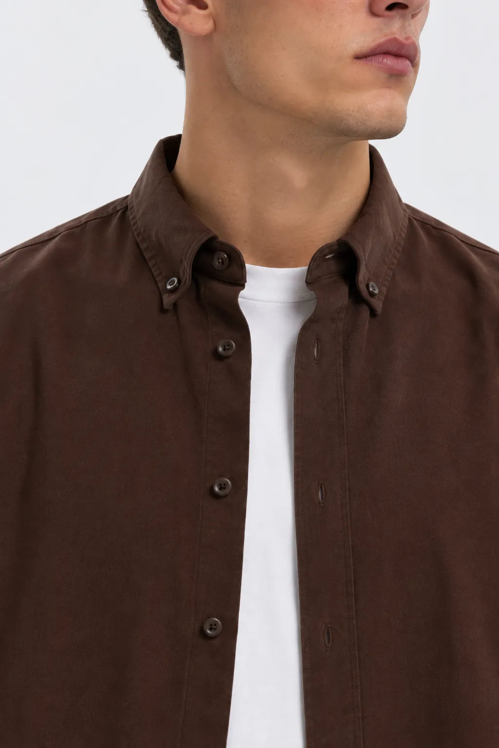 Selected Homme Camisa Hombre Cole Marrón Who killed Bambi?
