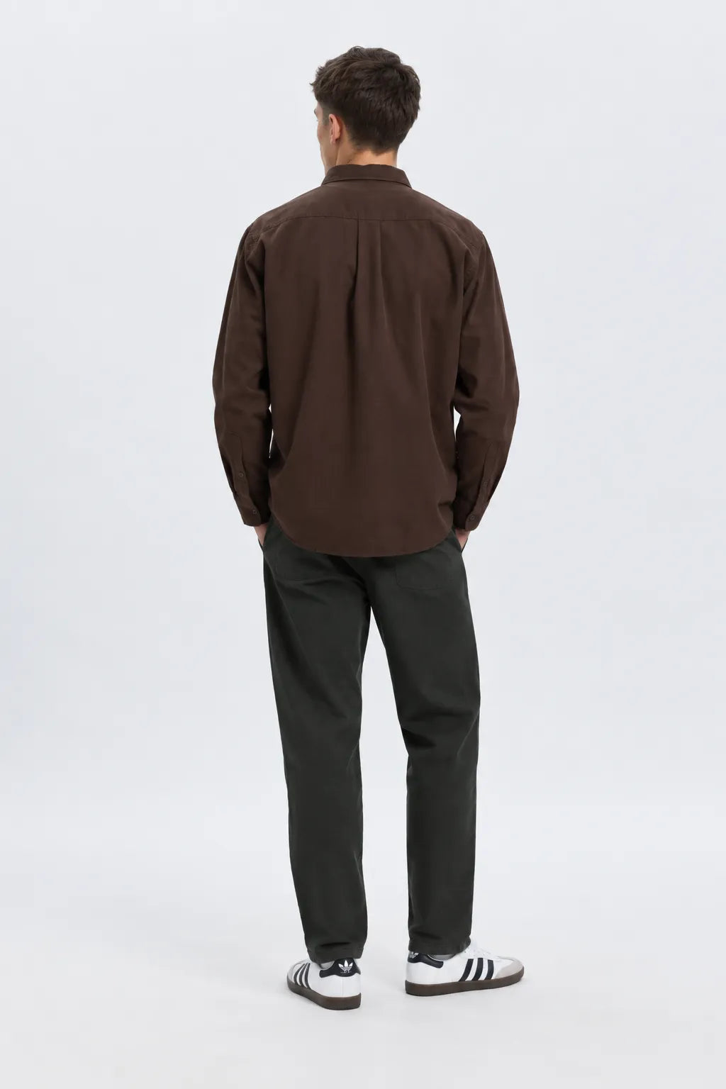 Selected Homme Camisa Hombre Cole Marrón Who killed Bambi?